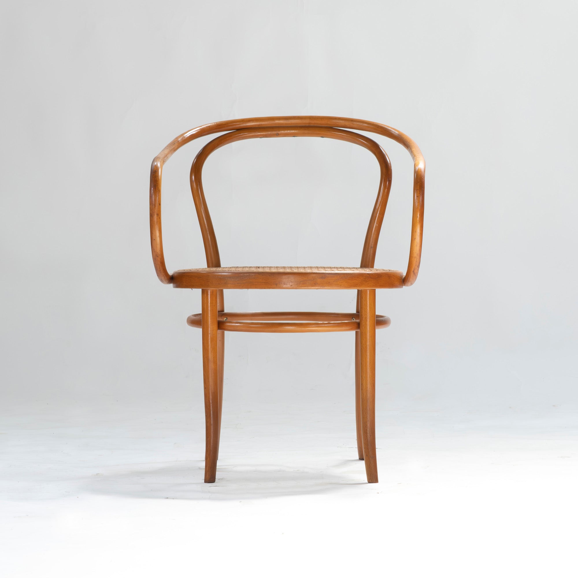 Vintage chair AIDEC bentwood chair made of beech and rattan from Czechoslovakia (2) THONET dining chair