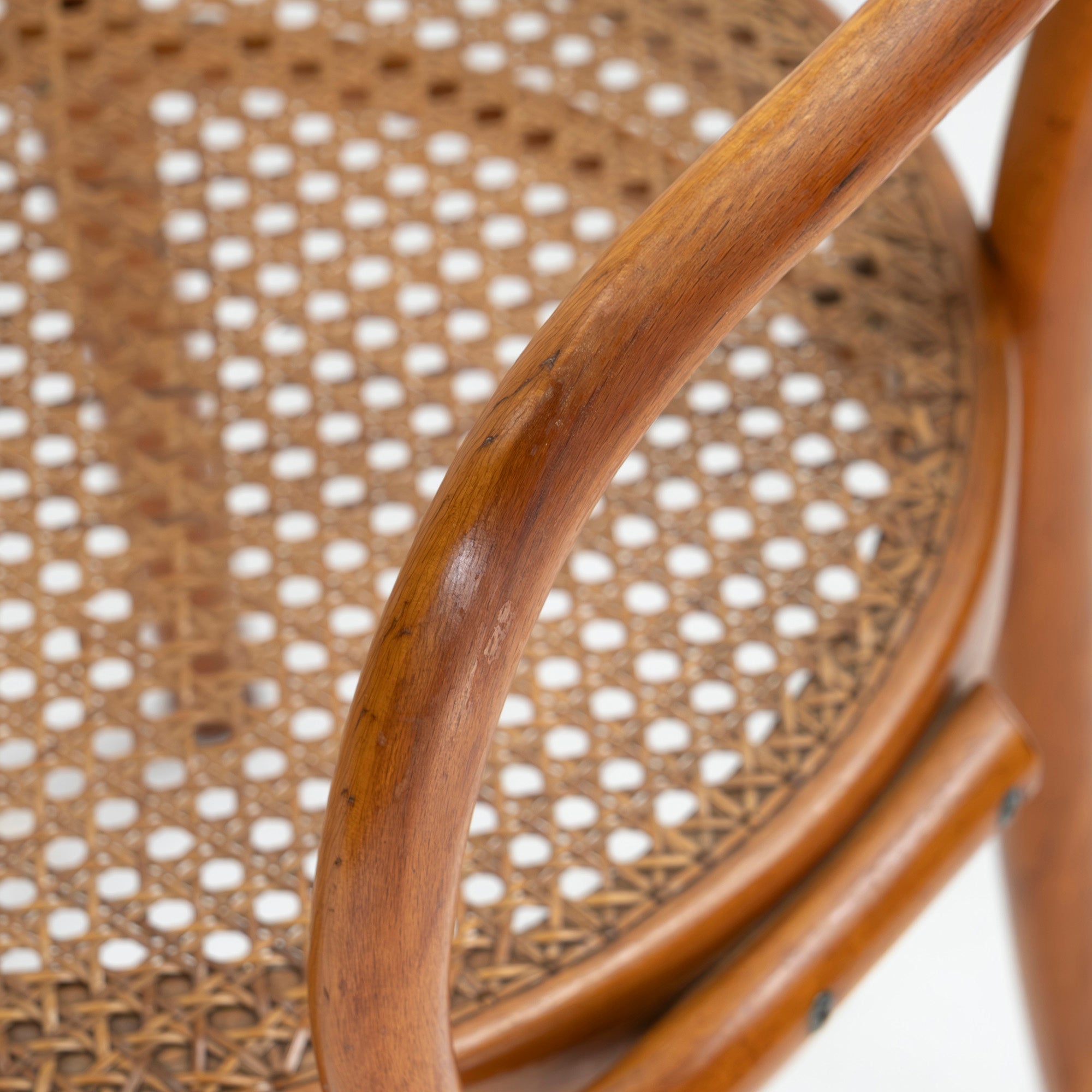 Vintage chair AIDEC bentwood chair made of beech and rattan from Czechoslovakia (2) THONET dining chair