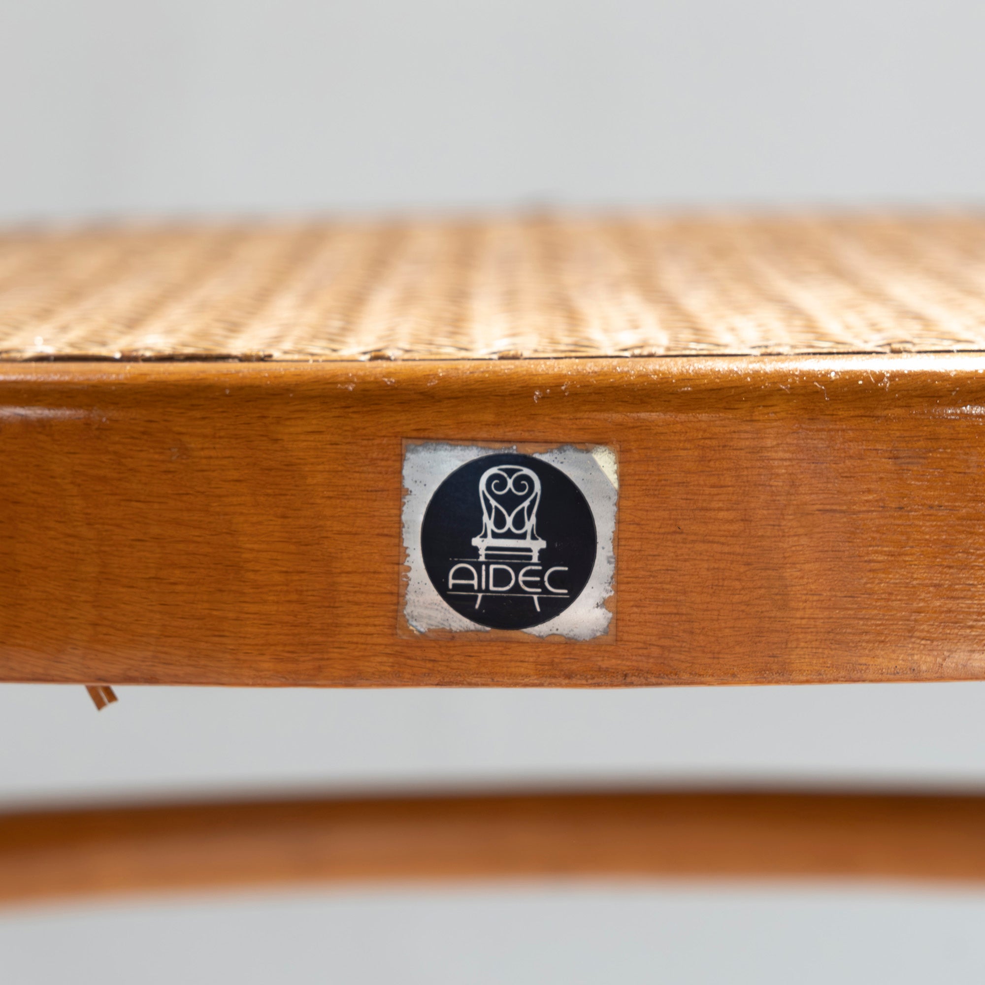 Vintage chair AIDEC bentwood chair made of beech and rattan from Czechoslovakia (2) THONET dining chair