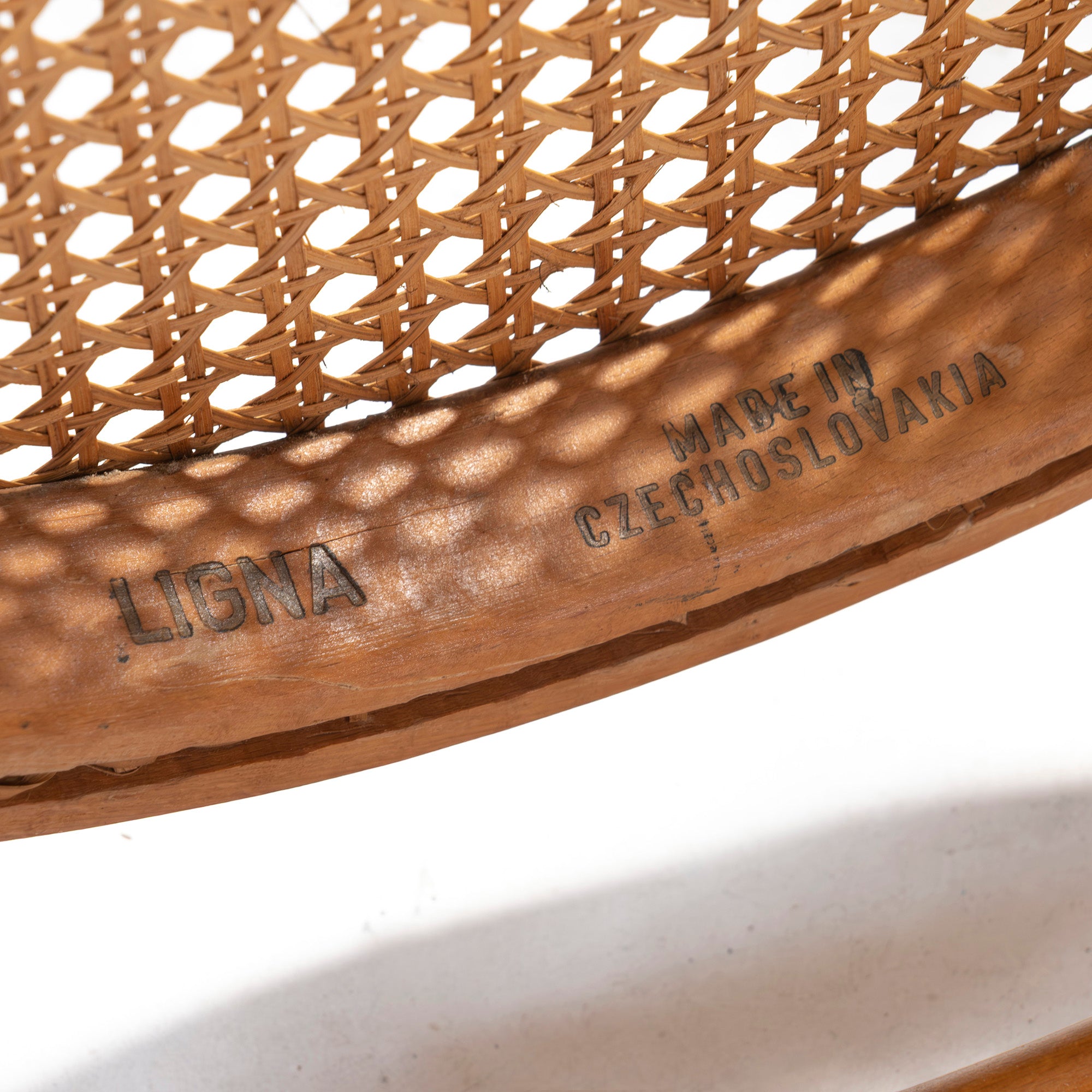 Vintage chair AIDEC bentwood chair made of beech and rattan from Czechoslovakia (2) THONET dining chair