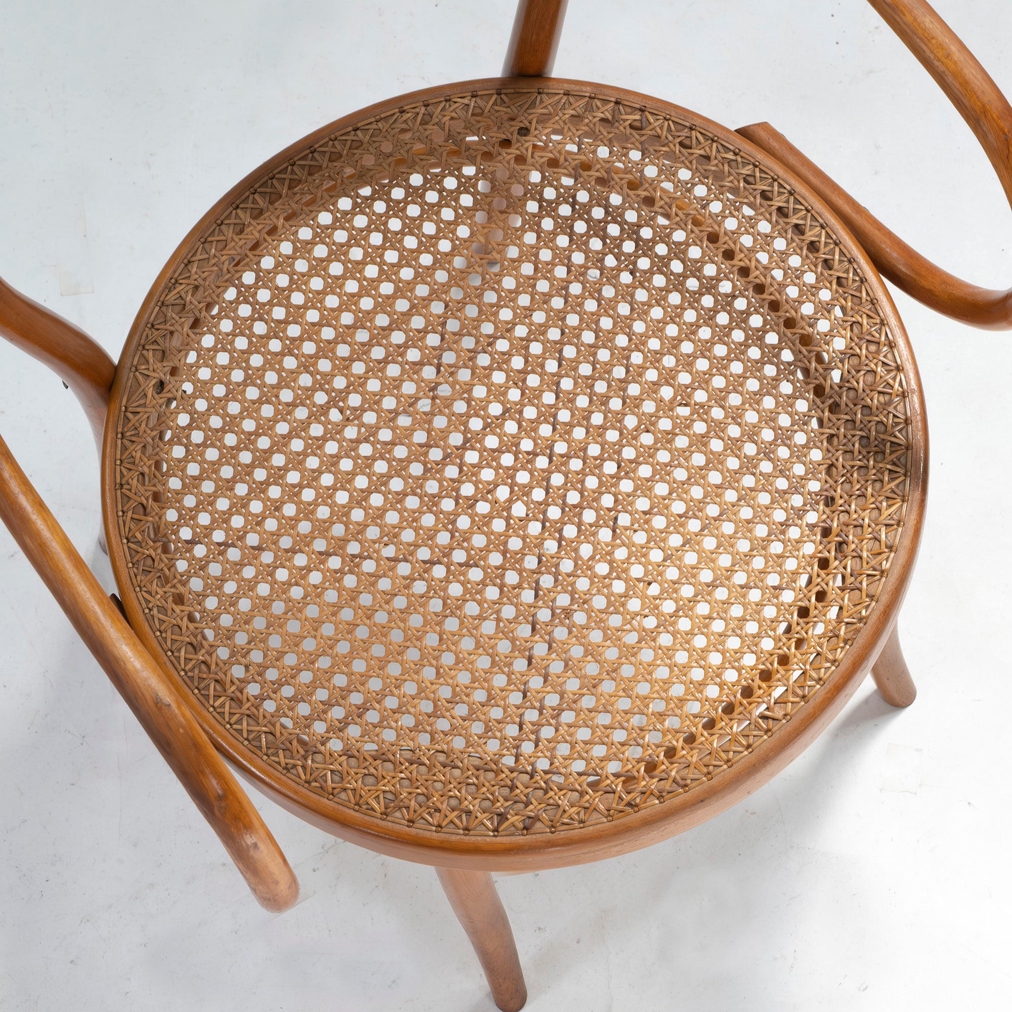 Vintage chair AIDEC bentwood chair made of beech and rattan from Czechoslovakia (2) THONET dining chair