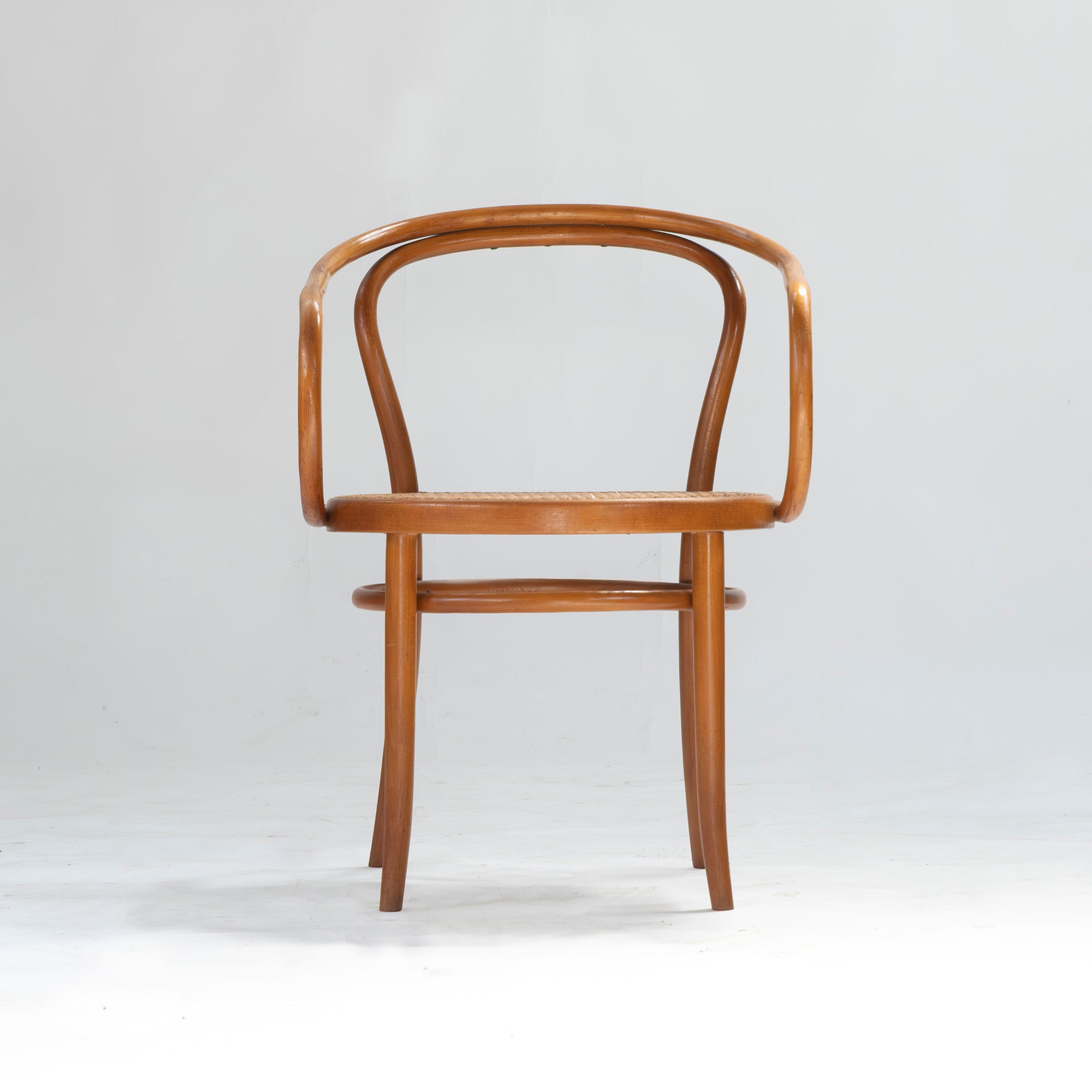 Vintage chair AIDEC bentwood chair made of beech and rattan from Czechoslovakia (3) THONET dining chair