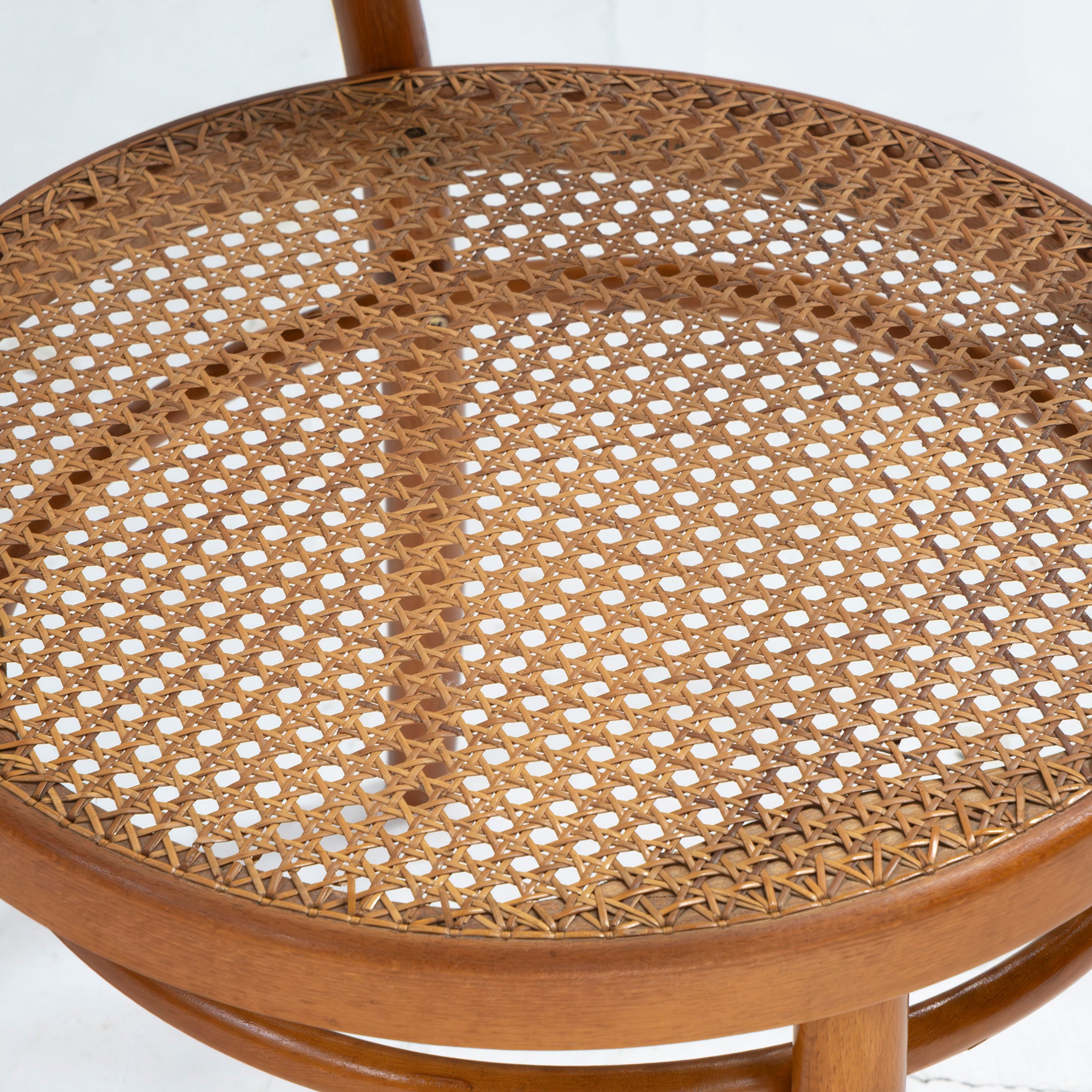 Vintage chair AIDEC bentwood chair made of beech and rattan from Czechoslovakia (3) THONET dining chair