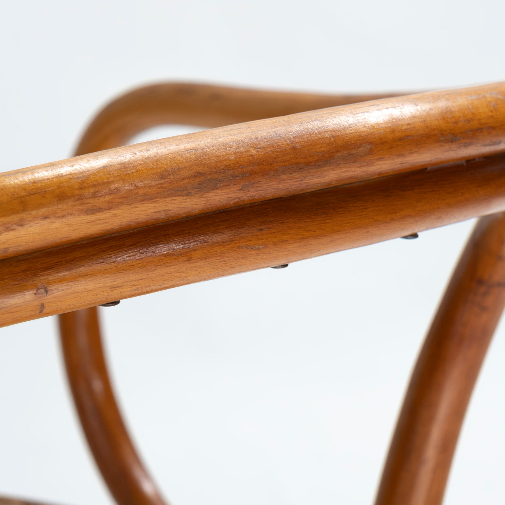 Vintage chair AIDEC bentwood chair made of beech and rattan from Czechoslovakia (3) THONET dining chair