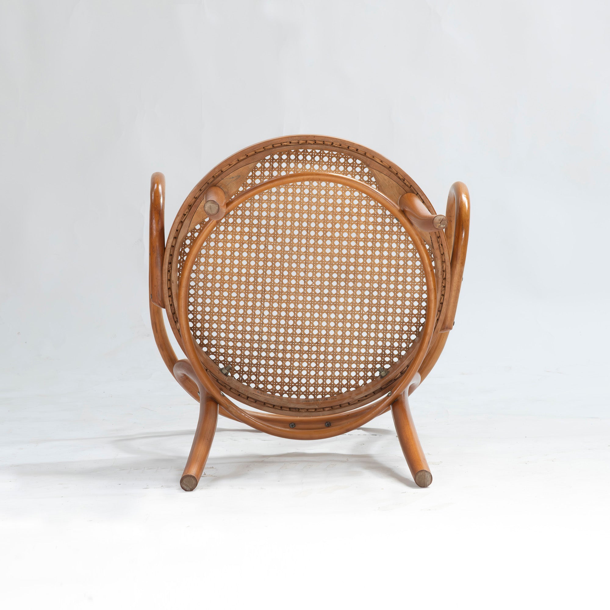 Vintage chair AIDEC bentwood chair made of beech and rattan from Czechoslovakia (3) THONET dining chair