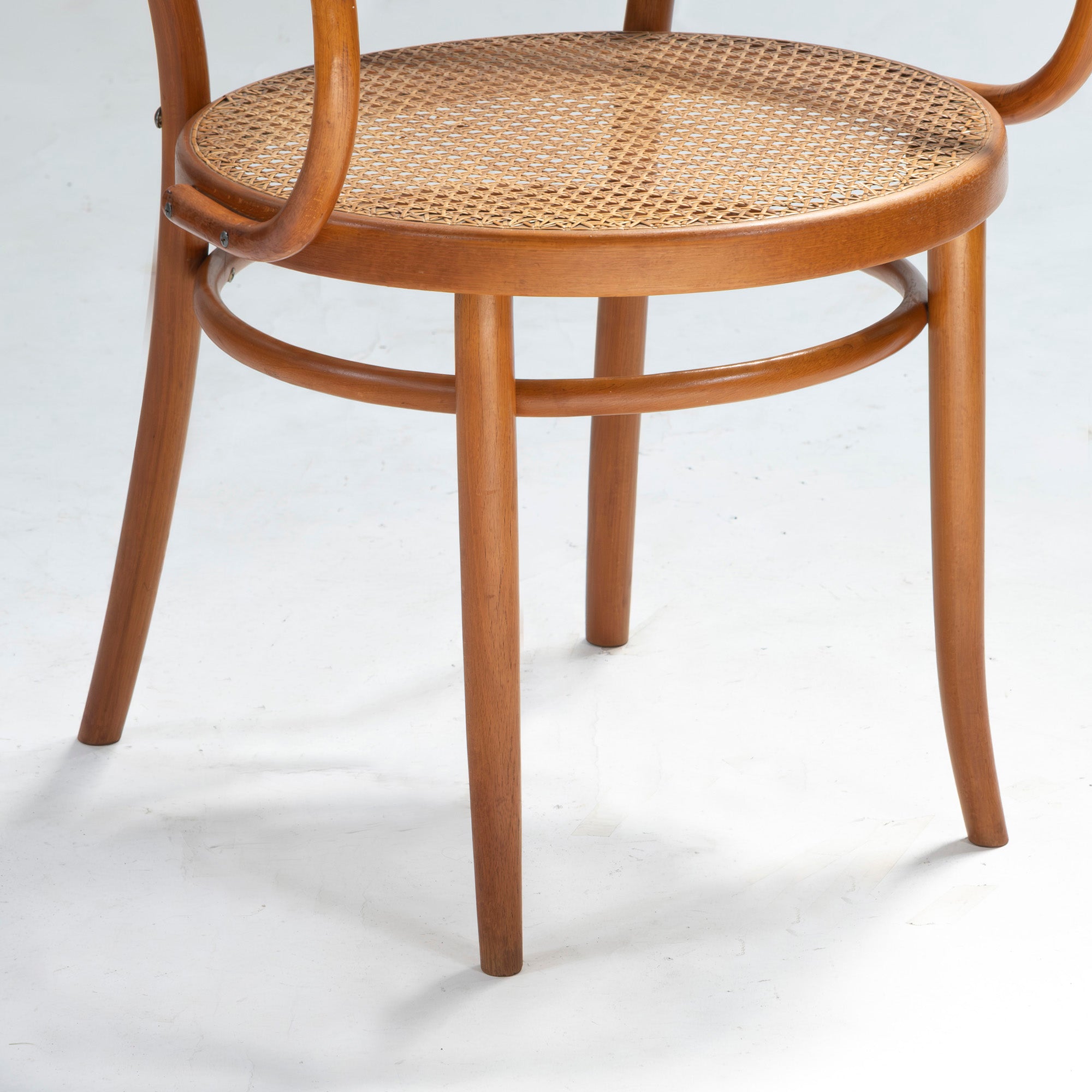 Vintage chair AIDEC bentwood chair made of beech and rattan from Czechoslovakia (3) THONET dining chair