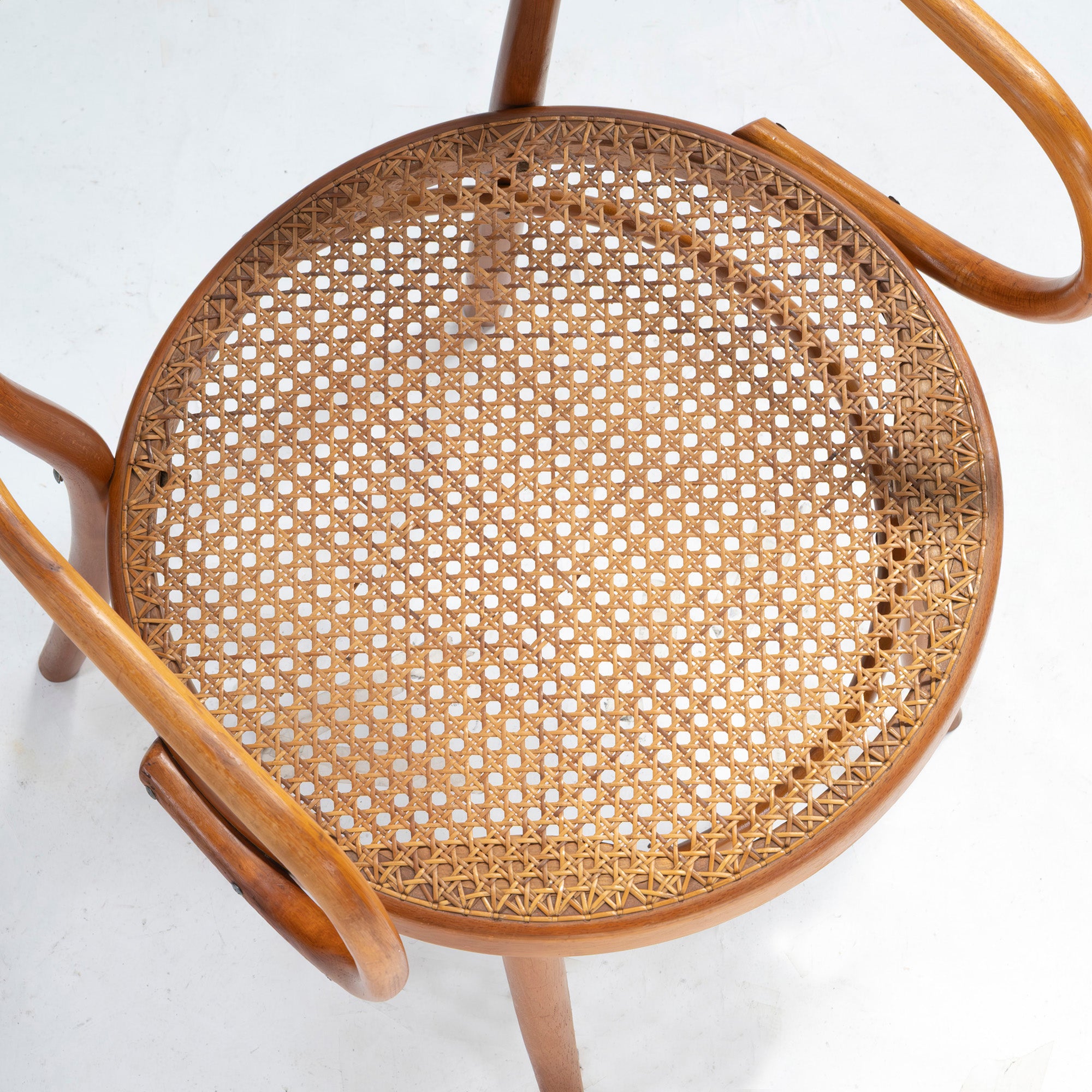 Vintage chair AIDEC bentwood chair made of beech and rattan from Czechoslovakia (3) THONET dining chair