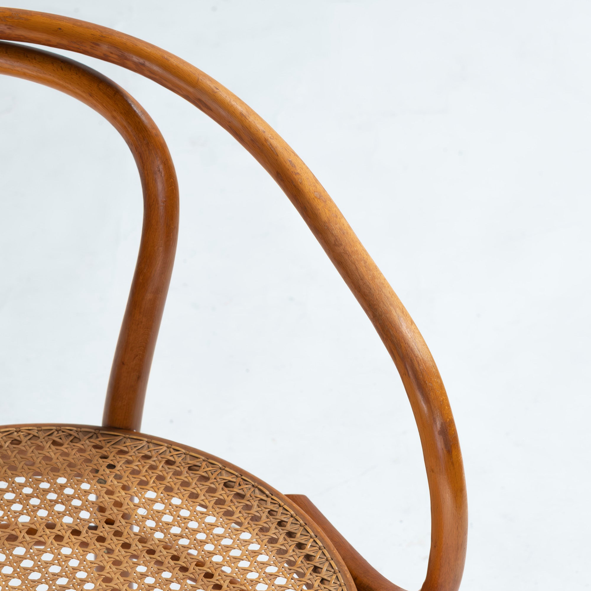 Vintage chair AIDEC bentwood chair, beech, rattan, made in Czechoslovakia (4) THONET dining chair
