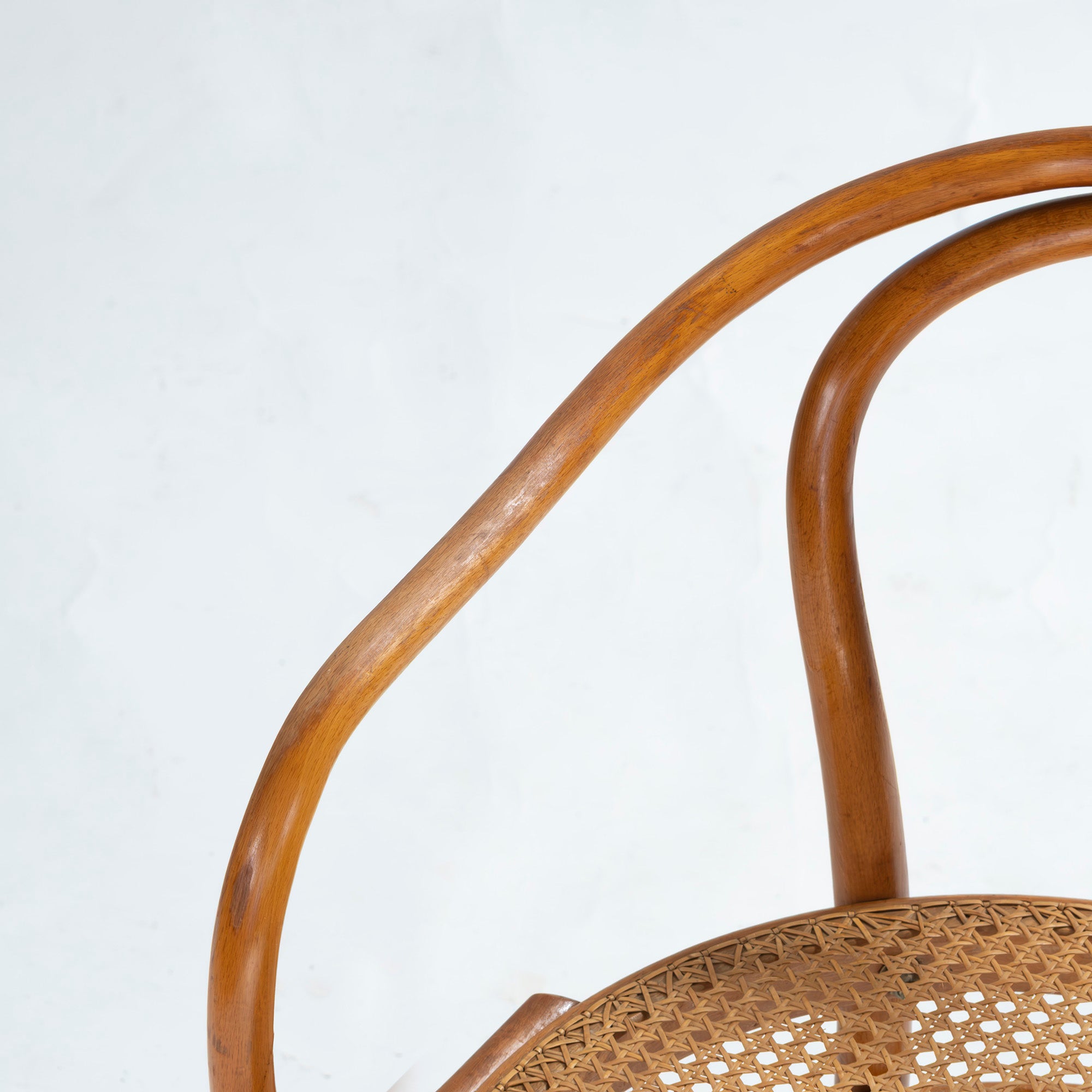 Vintage chair AIDEC bentwood chair, beech, rattan, made in Czechoslovakia (4) THONET dining chair