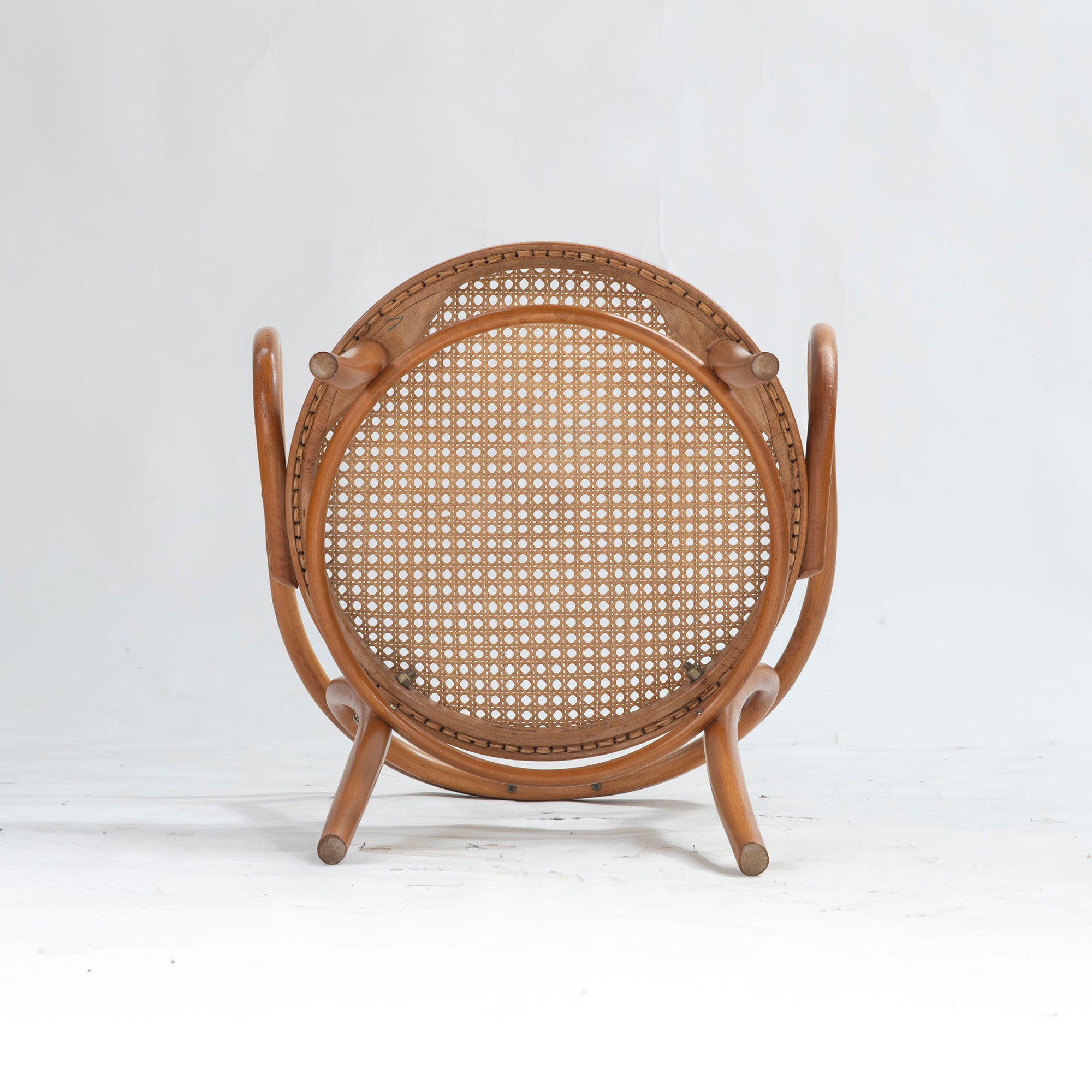 Vintage chair AIDEC bentwood chair, beech, rattan, made in Czechoslovakia (4) THONET dining chair