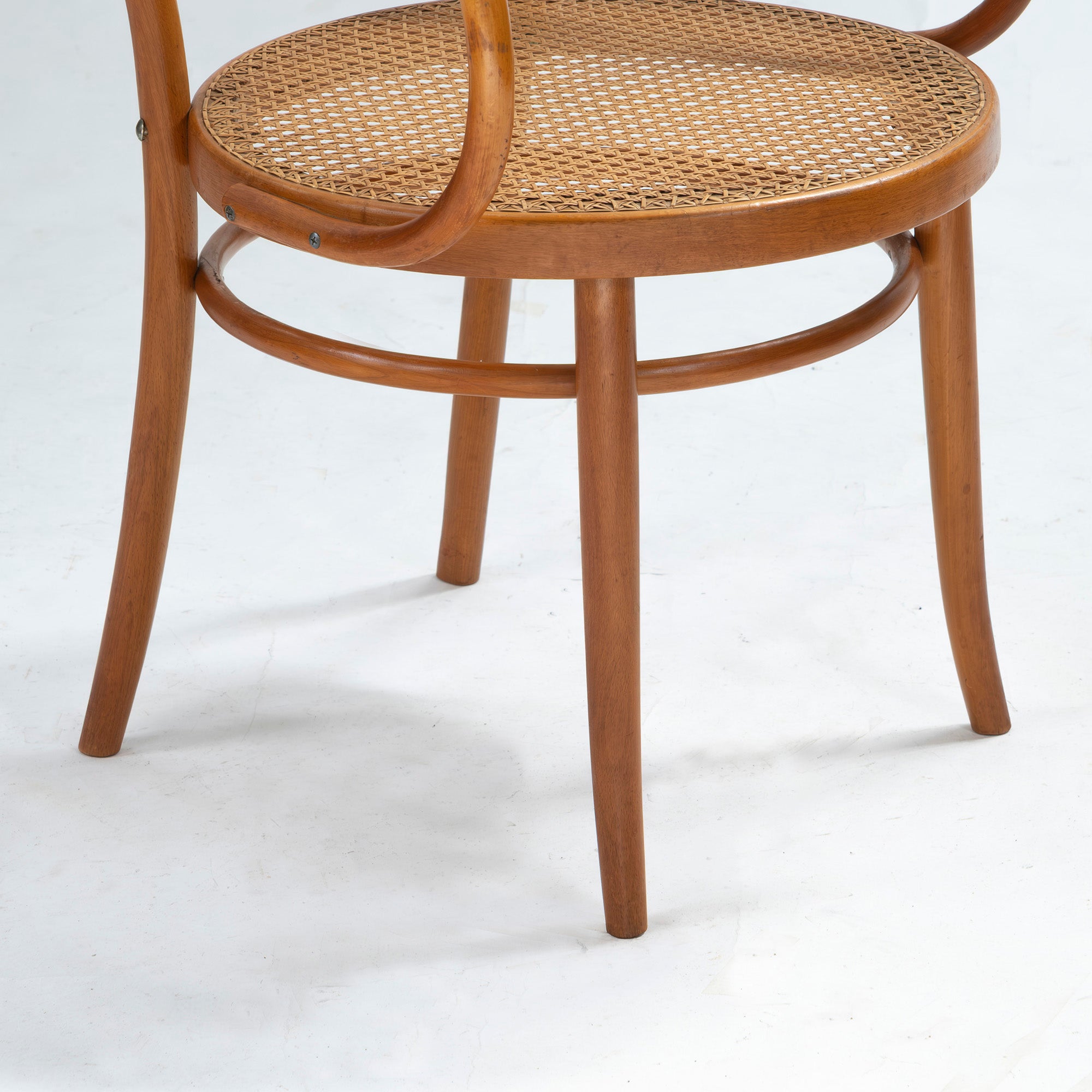 Vintage chair AIDEC bentwood chair, beech, rattan, made in Czechoslovakia (4) THONET dining chair