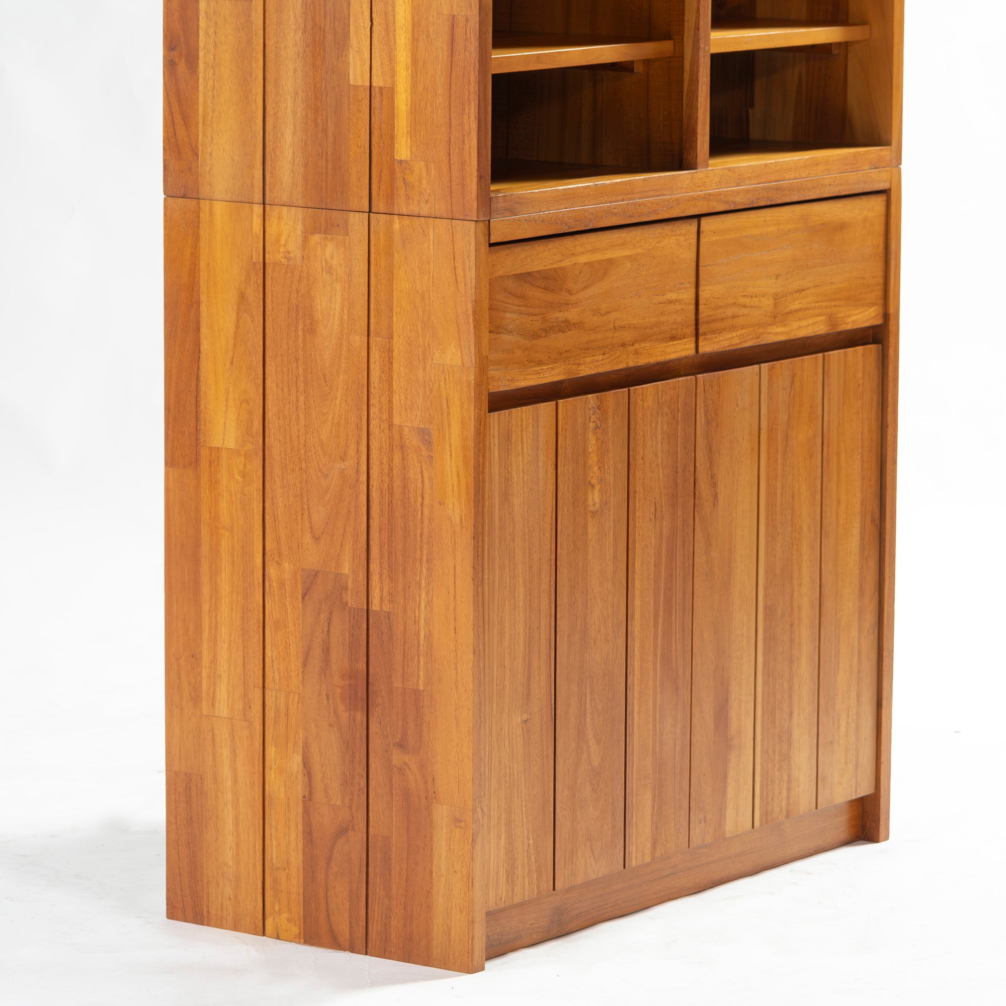 unico Unico Dish Cabinet BREATH Cupboard Teak Solid Wood W85 Discontinued Adjustable Shelf Kitchen Cabinet Living Cabinet Storage Furniture Storage Shelf