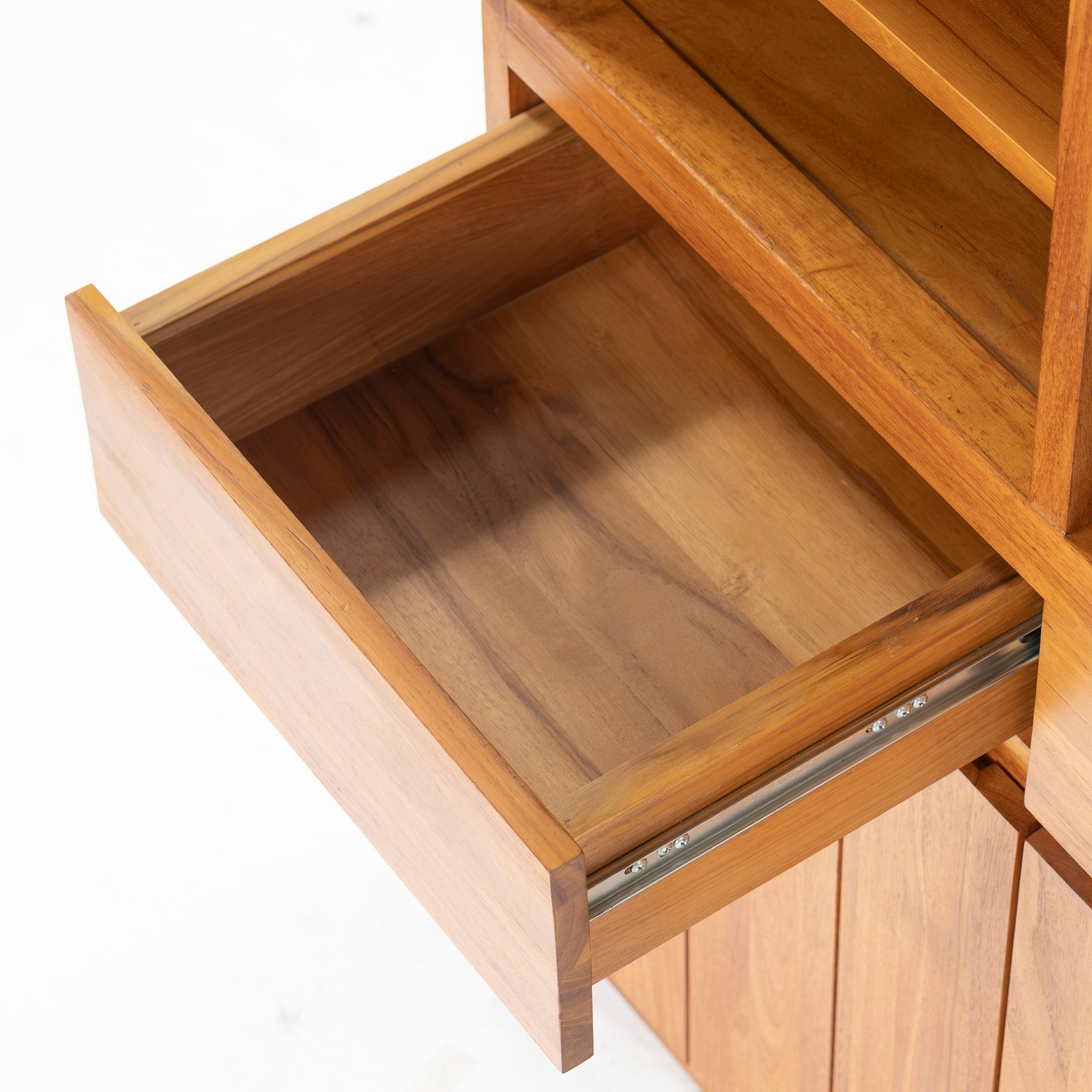 unico Unico Dish Cabinet BREATH Cupboard Teak Solid Wood W85 Discontinued Adjustable Shelf Kitchen Cabinet Living Cabinet Storage Furniture Storage Shelf