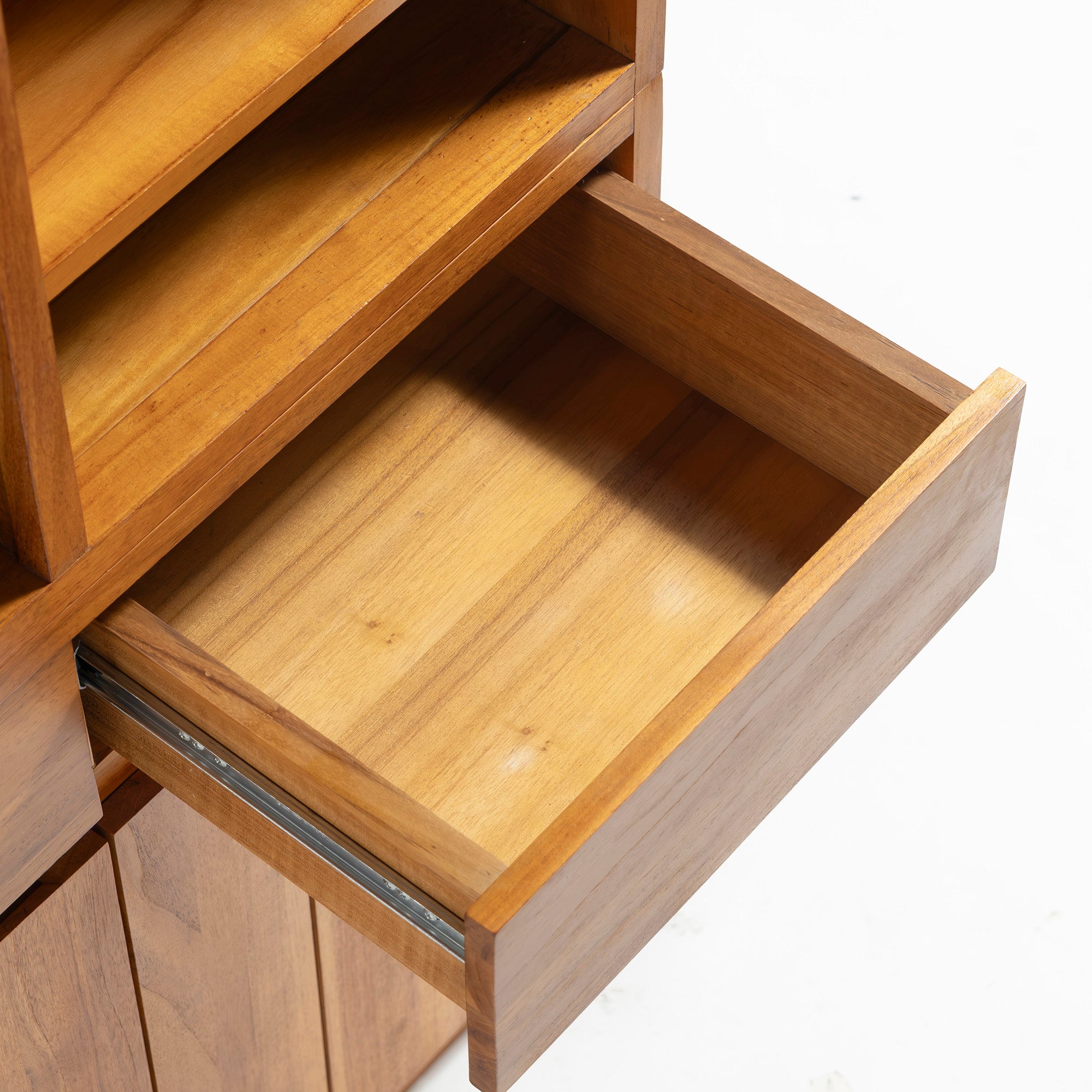 unico Unico Dish Cabinet BREATH Cupboard Teak Solid Wood W85 Discontinued Adjustable Shelf Kitchen Cabinet Living Cabinet Storage Furniture Storage Shelf