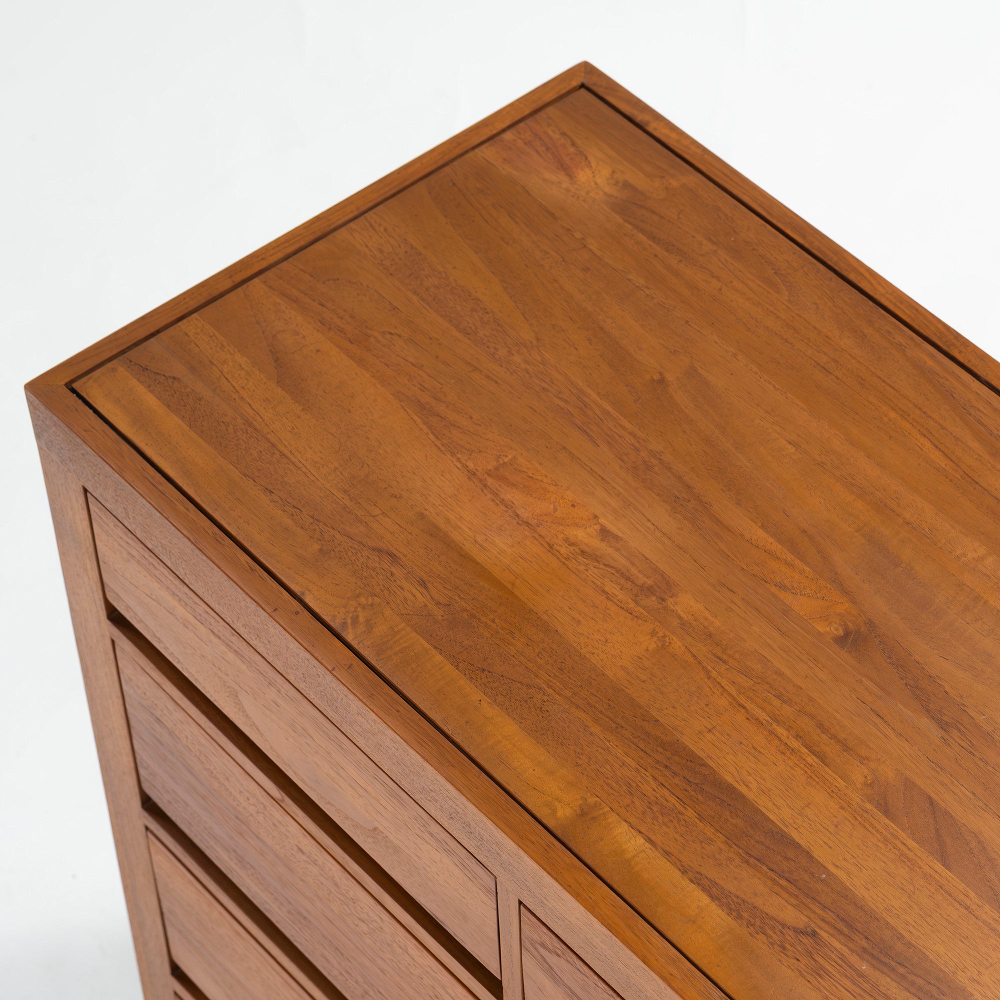 Chest of Drawers Scanteek SCANTEAK Solid Teak Wood 4 Tiers 5 Drawers Scandinavian Design Natural Modern Asian Design Storage Furniture Living Room Storage