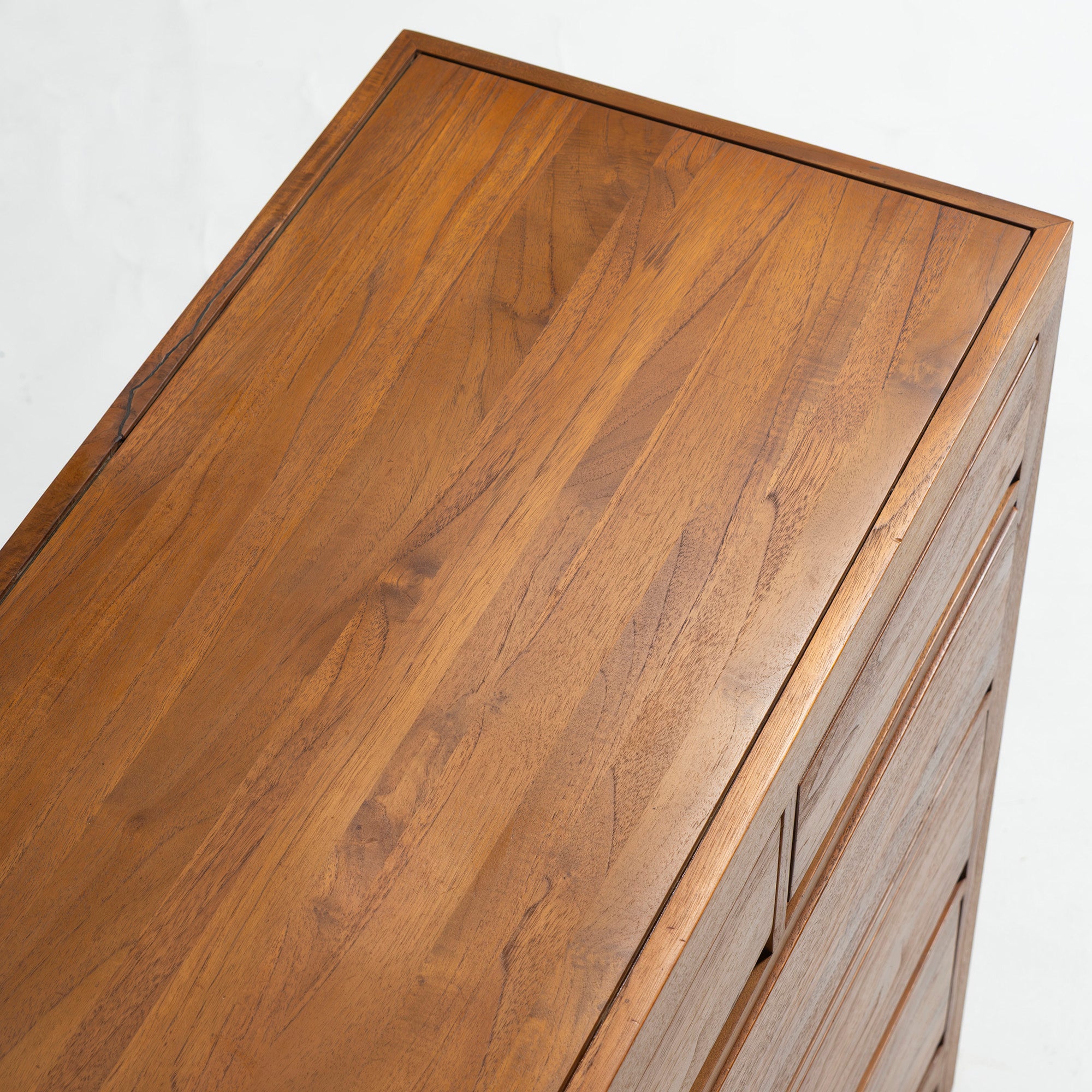 Chest of Drawers Scanteek SCANTEAK Solid Teak Wood 4 Tiers 5 Drawers Scandinavian Design Natural Modern Asian Design Storage Furniture Living Room Storage
