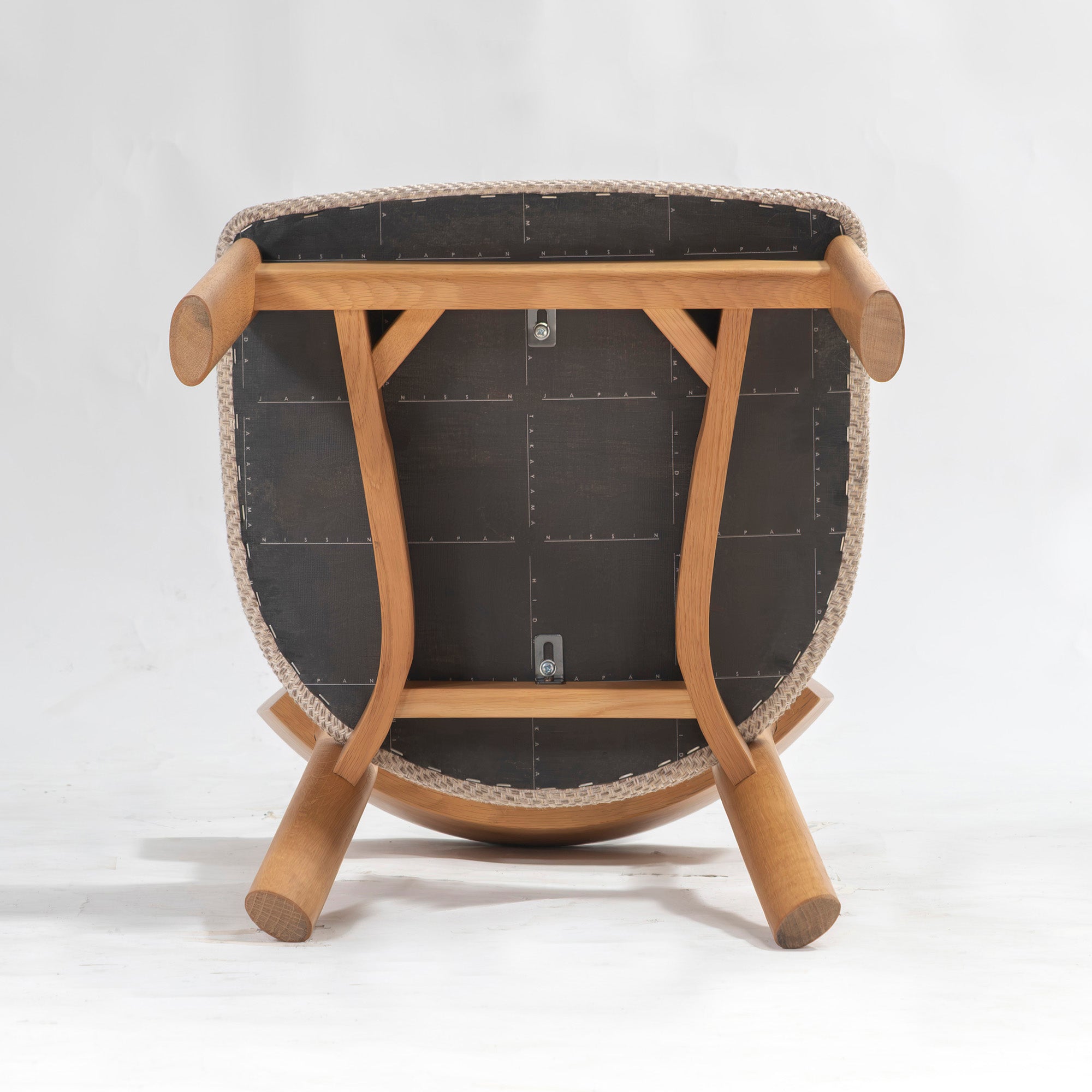 Dining chair Nissin Woodworking, Oak (1), Solid wood, Oak wood, Simple, Natural modern, Scandinavian, Japanese modern, Hida Takayama, ACTUS