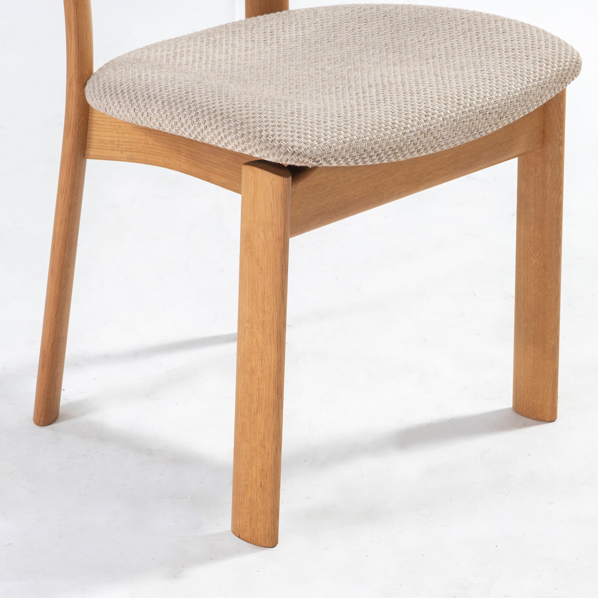 Dining chair Nissin Woodworking, Oak (5), Solid wood, Oak wood, Simple, Natural modern, Scandinavian, Japanese modern, Hida Takayama, ACTUS