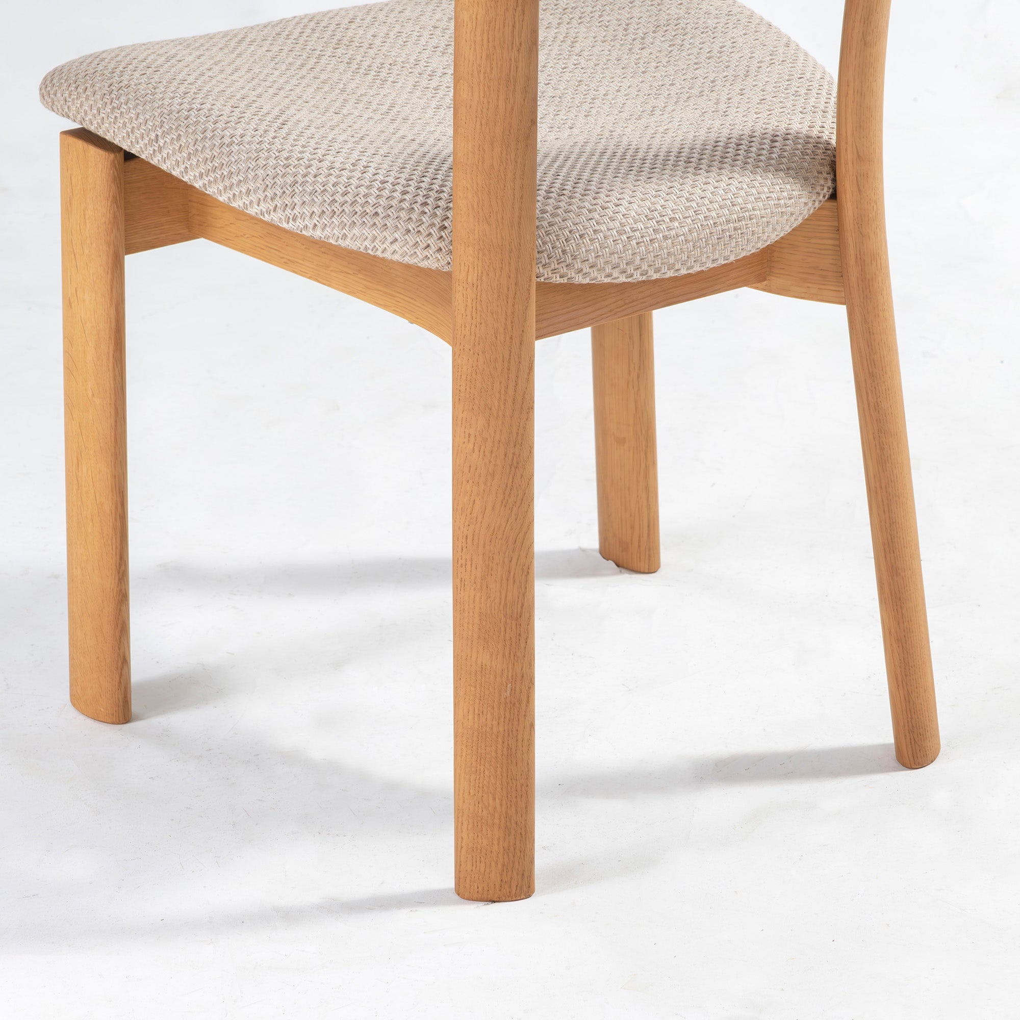 Dining chair Nissin Woodworking, Oak (5), Solid wood, Oak wood, Simple, Natural modern, Scandinavian, Japanese modern, Hida Takayama, ACTUS