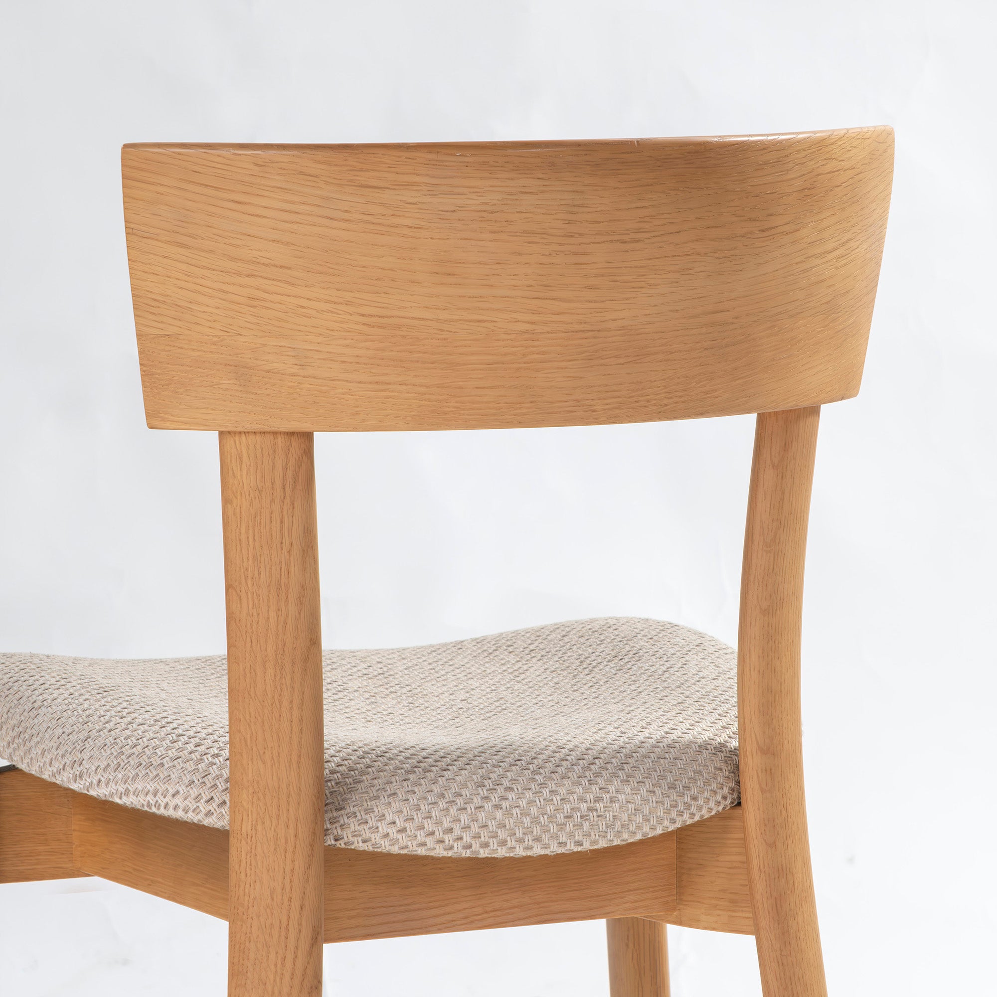 Dining chair Nissin Woodworking, Oak (5), Solid wood, Oak wood, Simple, Natural modern, Scandinavian, Japanese modern, Hida Takayama, ACTUS