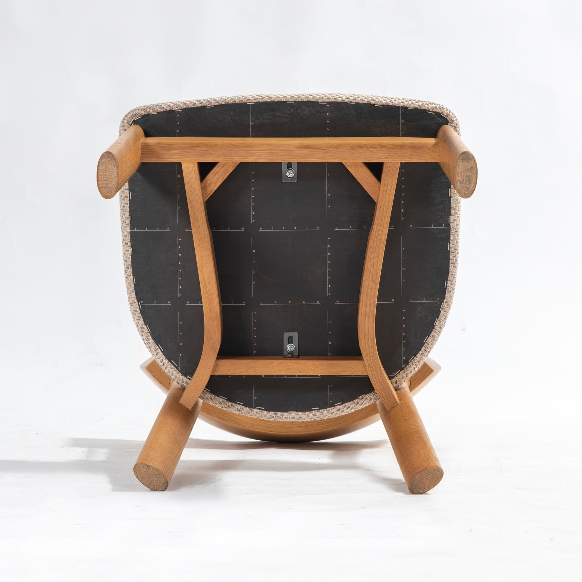 Dining chair Nissin Woodworking, Oak (5), Solid wood, Oak wood, Simple, Natural modern, Scandinavian, Japanese modern, Hida Takayama, ACTUS
