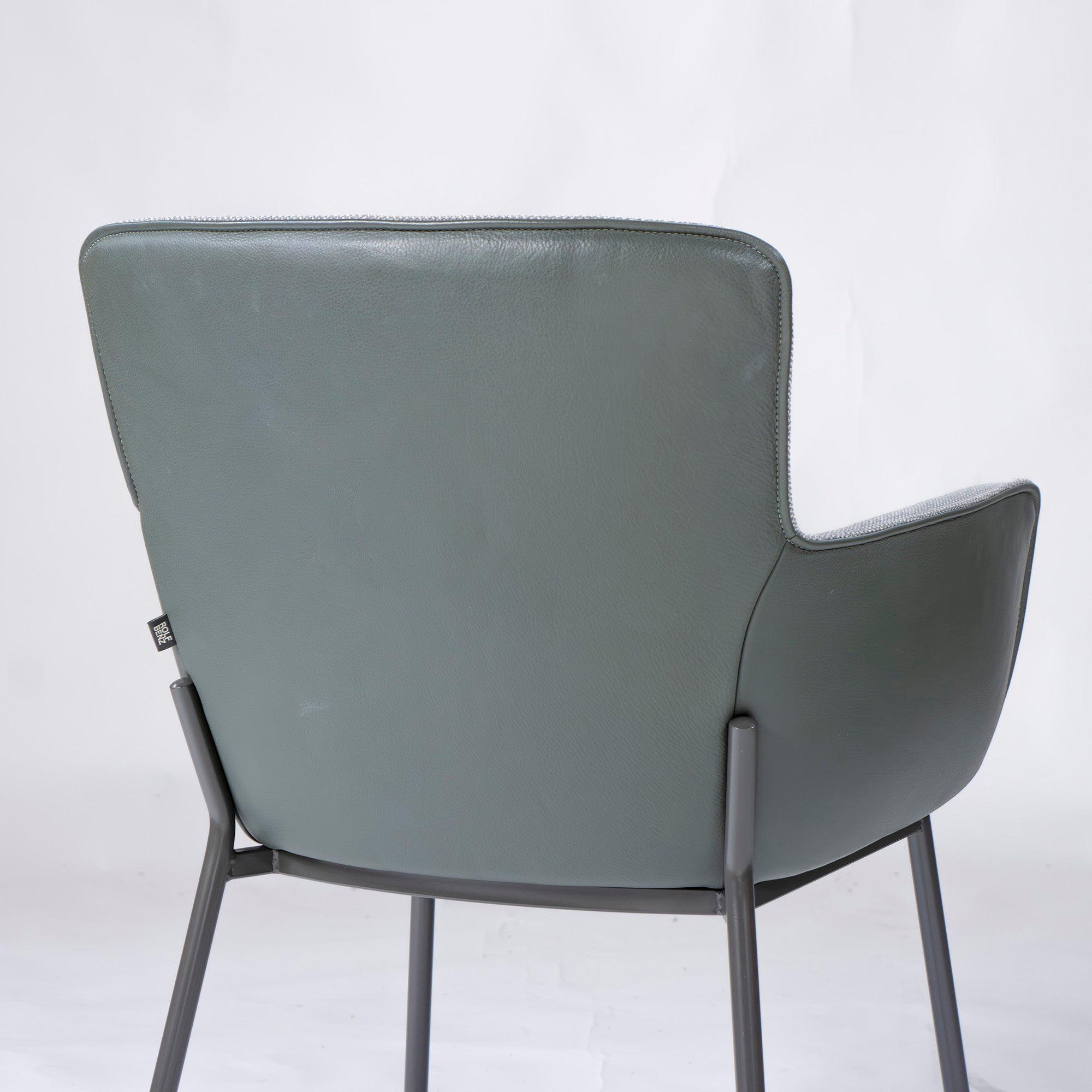 ダイニングチェア ROLF BENZ ロルフベンツ 655(3) レザー ファブリック スチールレッグ モダン ドイツ製 ラグジュアリー おしゃれ 定価31万