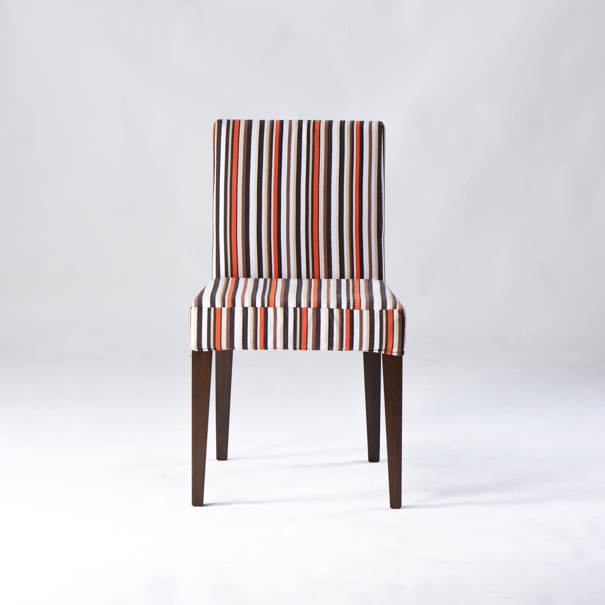 ダイニングチェア リーンロゼ ligne roset マルチストライプ ファブリック アームレスチェア(1) アッシュ材 モダン フレンチモダン 北欧