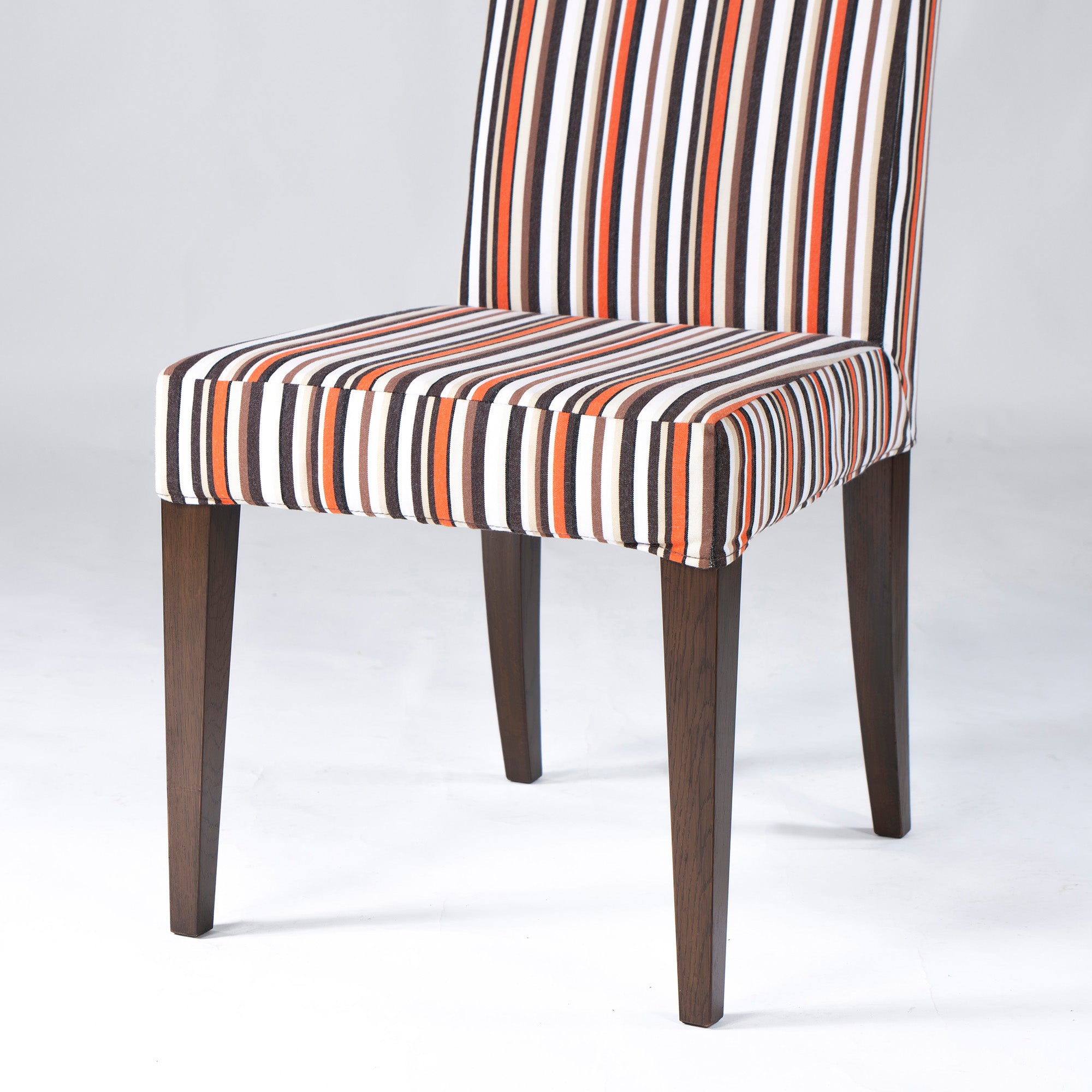 ダイニングチェア リーンロゼ ligne roset マルチストライプ ファブリック アームレスチェア(1) アッシュ材 モダン フレンチモダン 北欧