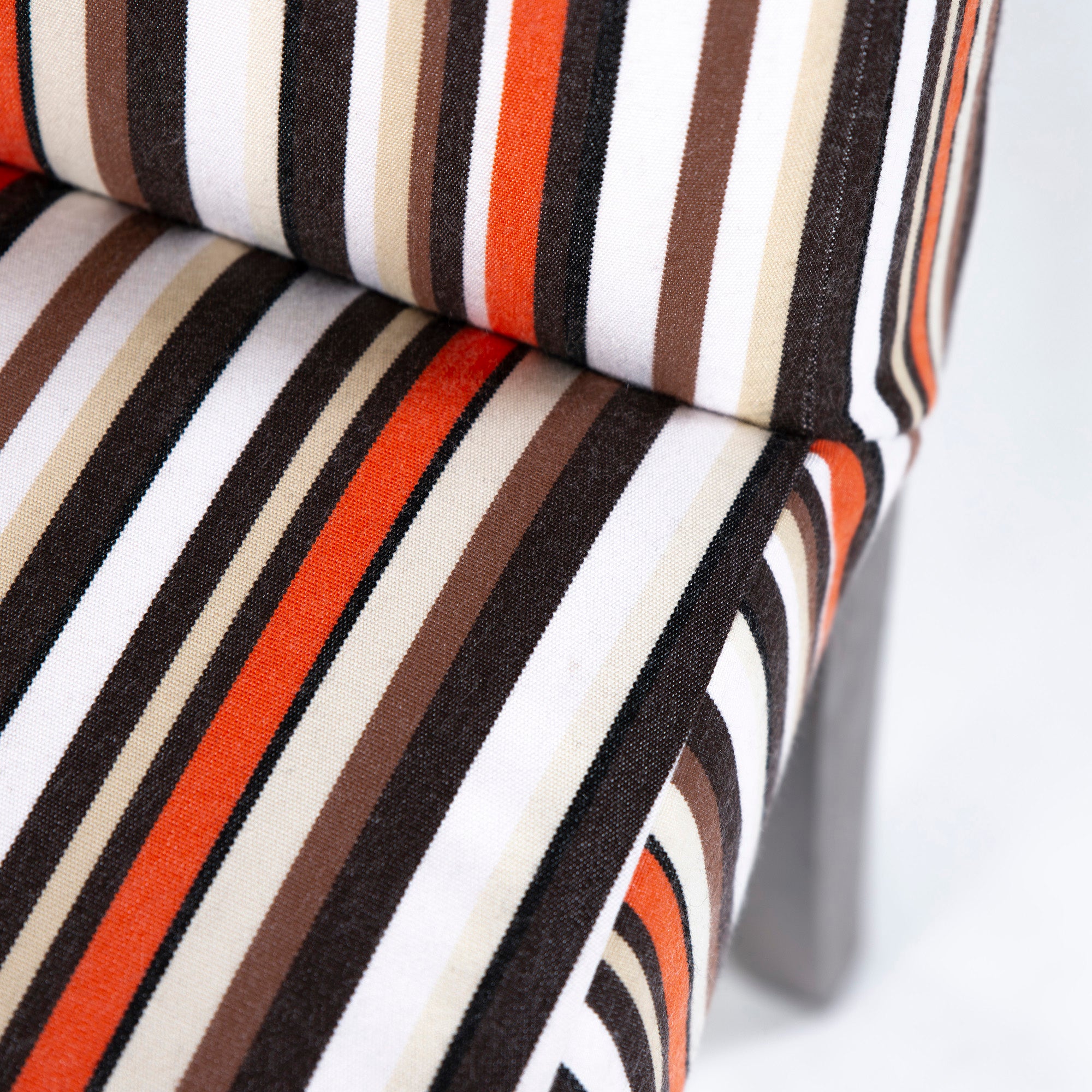 ダイニングチェア リーンロゼ ligne roset マルチストライプ ファブリック アームレスチェア(2) アッシュ材 モダン フレンチモダン 北欧