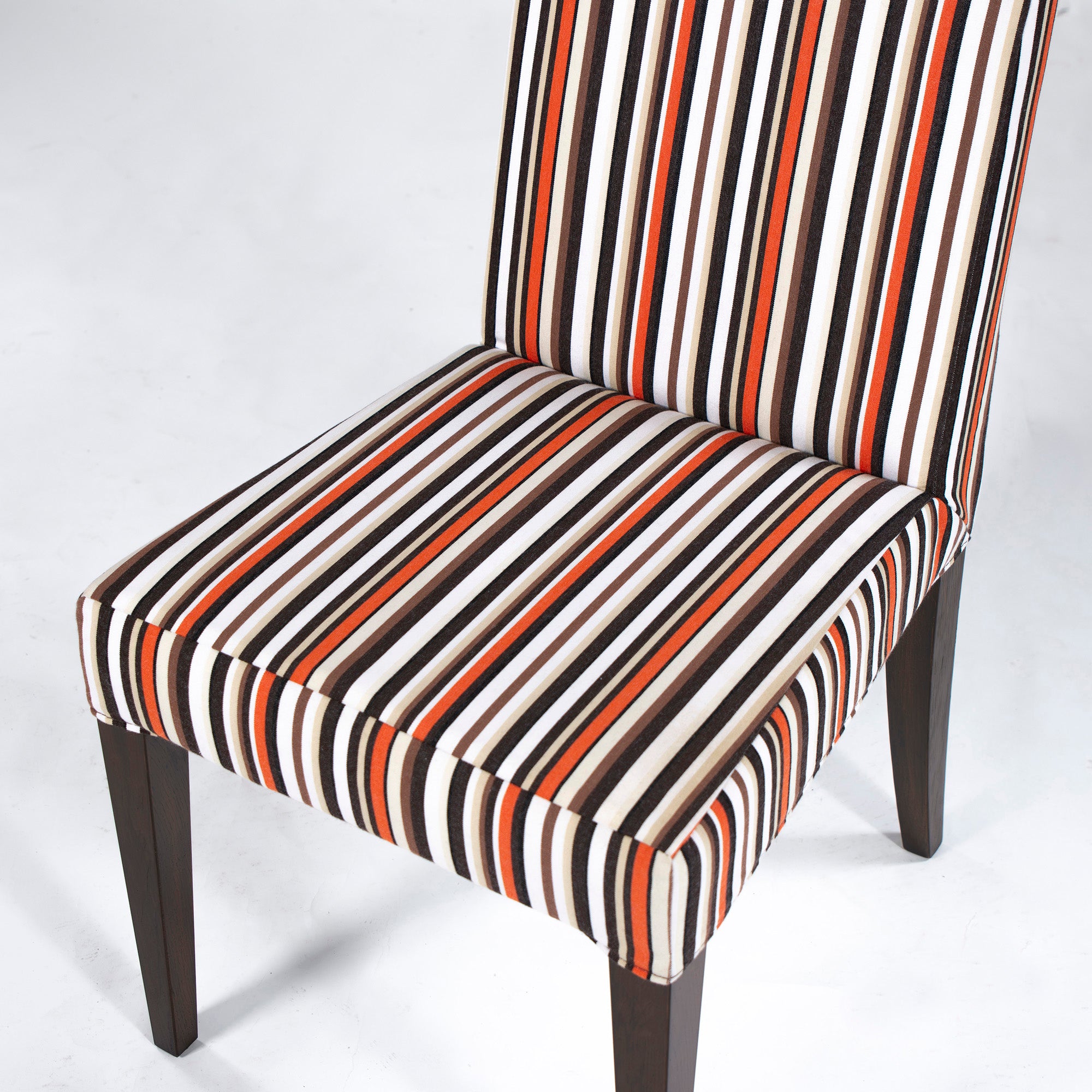 ダイニングチェア リーンロゼ ligne roset マルチストライプ ファブリック アームレスチェア(2) アッシュ材 モダン フレンチモダン 北欧