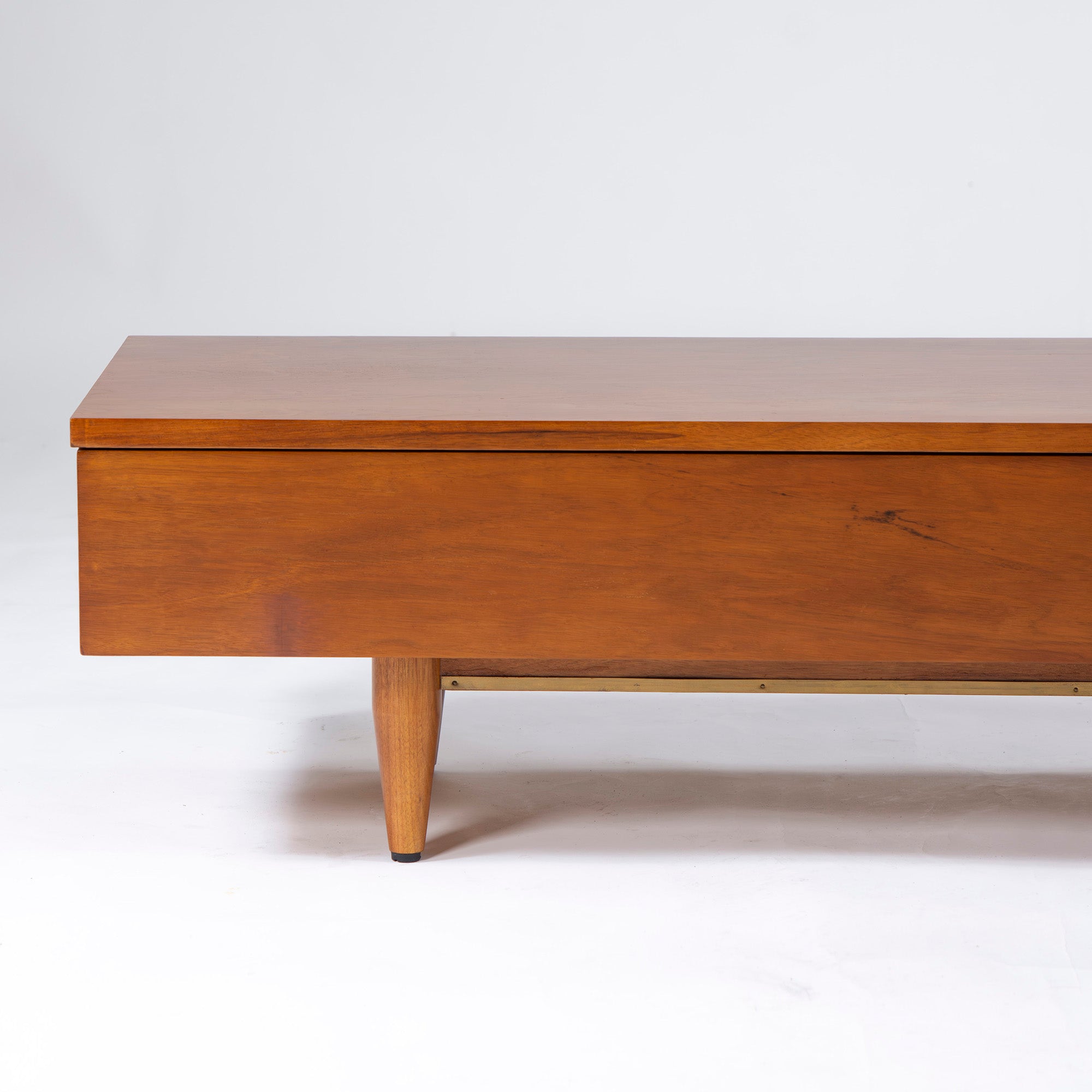 テレビボード アクメファニチャー ACME Furniture トラッセル TRESTLES 幅160 ウォールナット 真鍮 ミッドセンチュリー USヴィンテージ