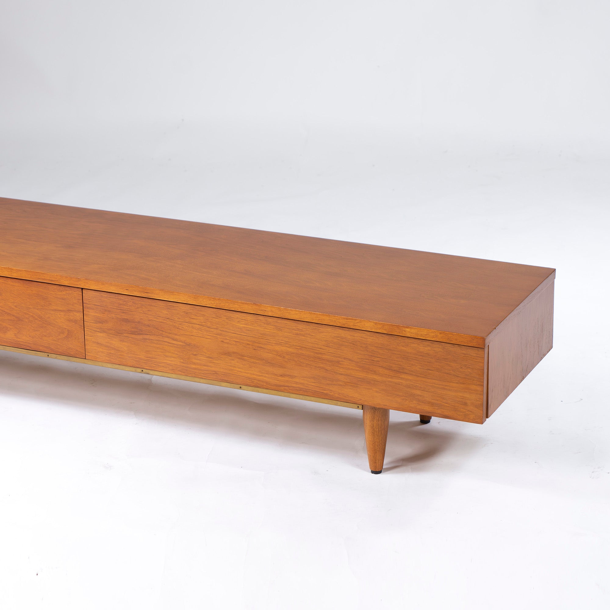テレビボード アクメファニチャー ACME Furniture トラッセル TRESTLES 幅160 ウォールナット 真鍮 ミッドセンチュリー USヴィンテージ