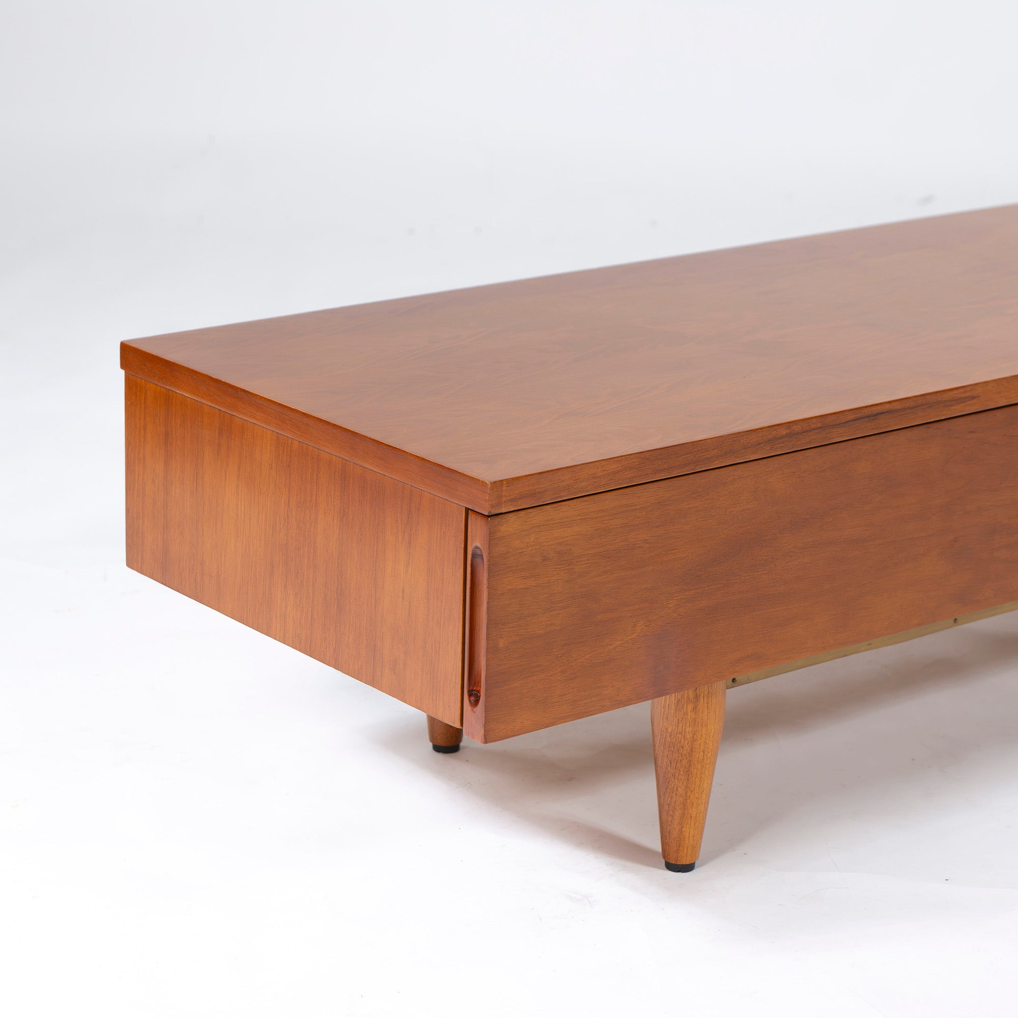 テレビボード アクメファニチャー ACME Furniture トラッセル TRESTLES 幅160 ウォールナット 真鍮 ミッドセンチュリー USヴィンテージ
