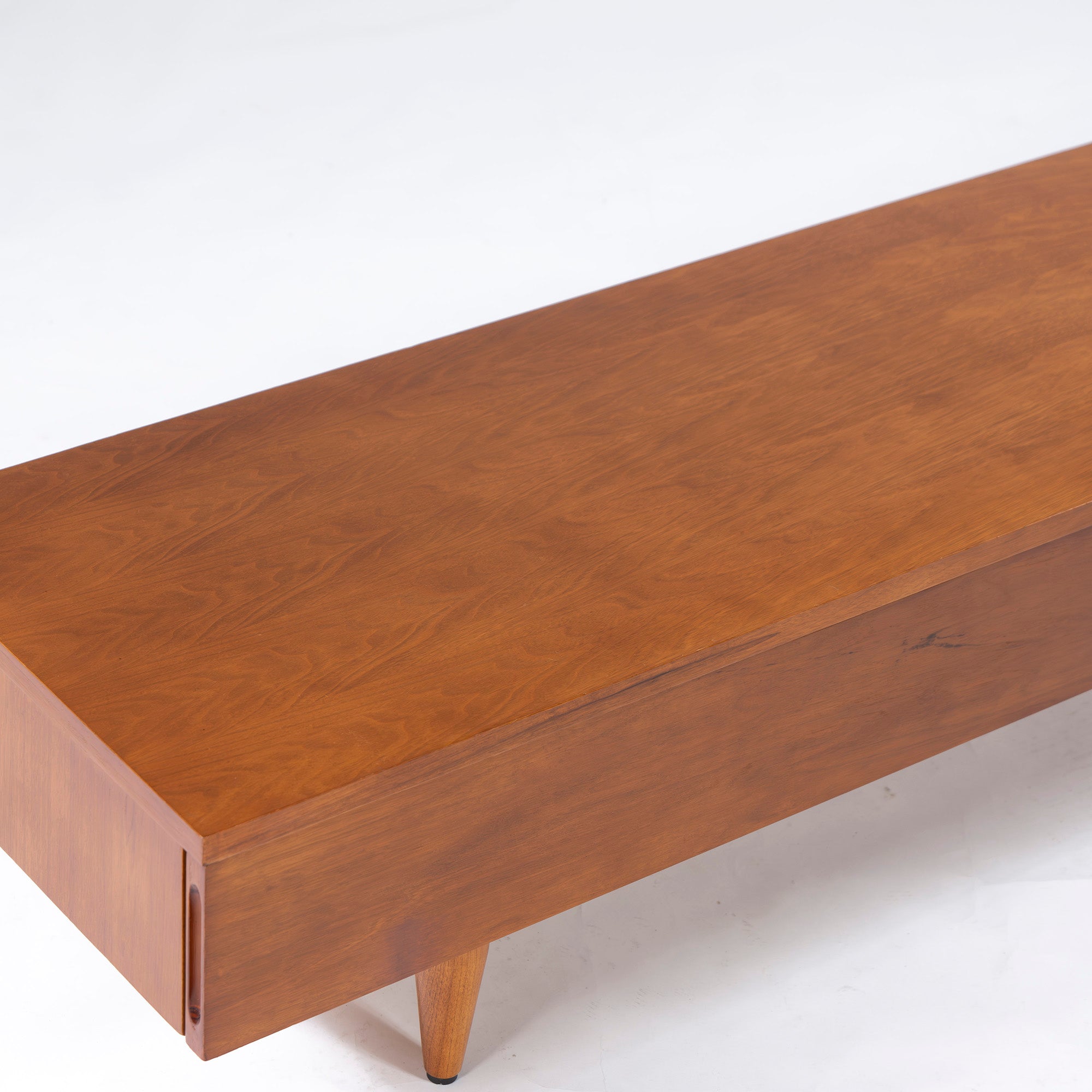テレビボード アクメファニチャー ACME Furniture トラッセル TRESTLES 幅160 ウォールナット 真鍮 ミッドセンチュリー USヴィンテージ