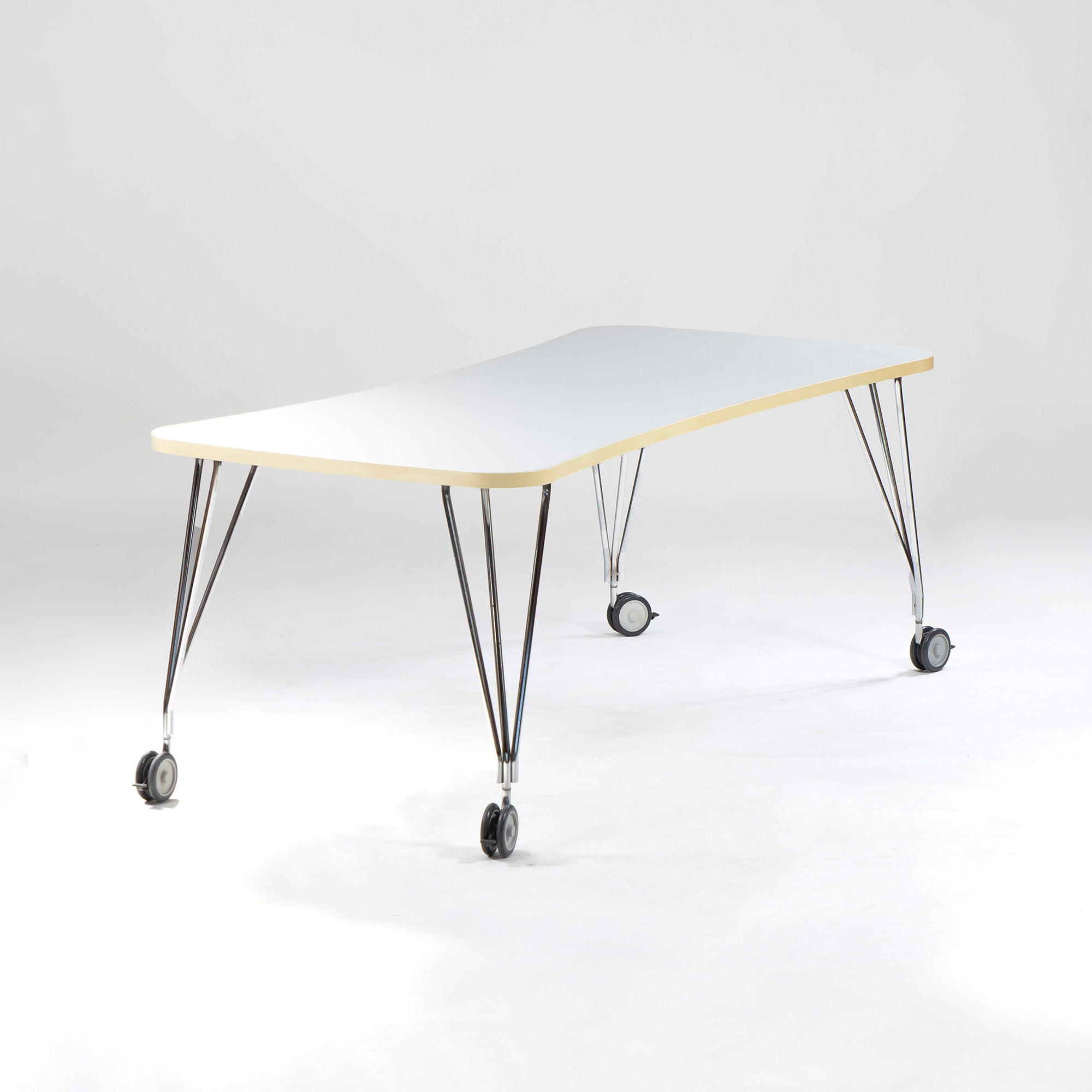 オフィステーブル カルテル Kartell MAX マックス 幅190 キャスター付 デザインテーブル オフィスデスク ダイニングテーブル ミーティング