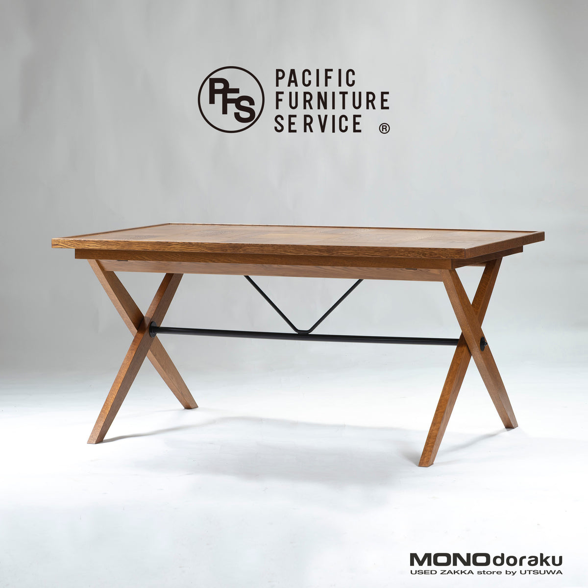 PFS OPERATION B TABLE ナラ無垢材 インダストリアル | モノ道楽