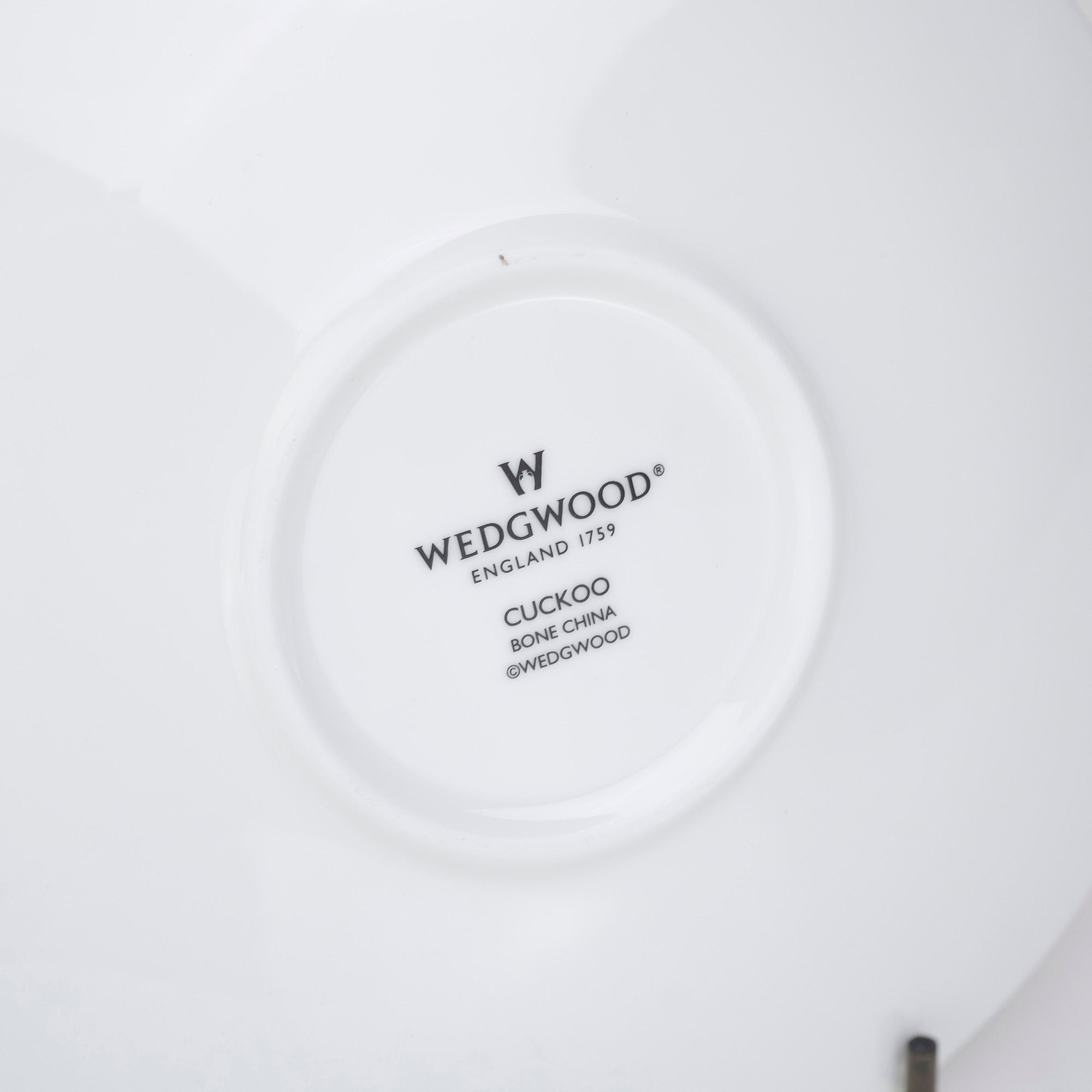 Wedgwood Harlequin Collection Cuckoo Cup and Saucer, Pink