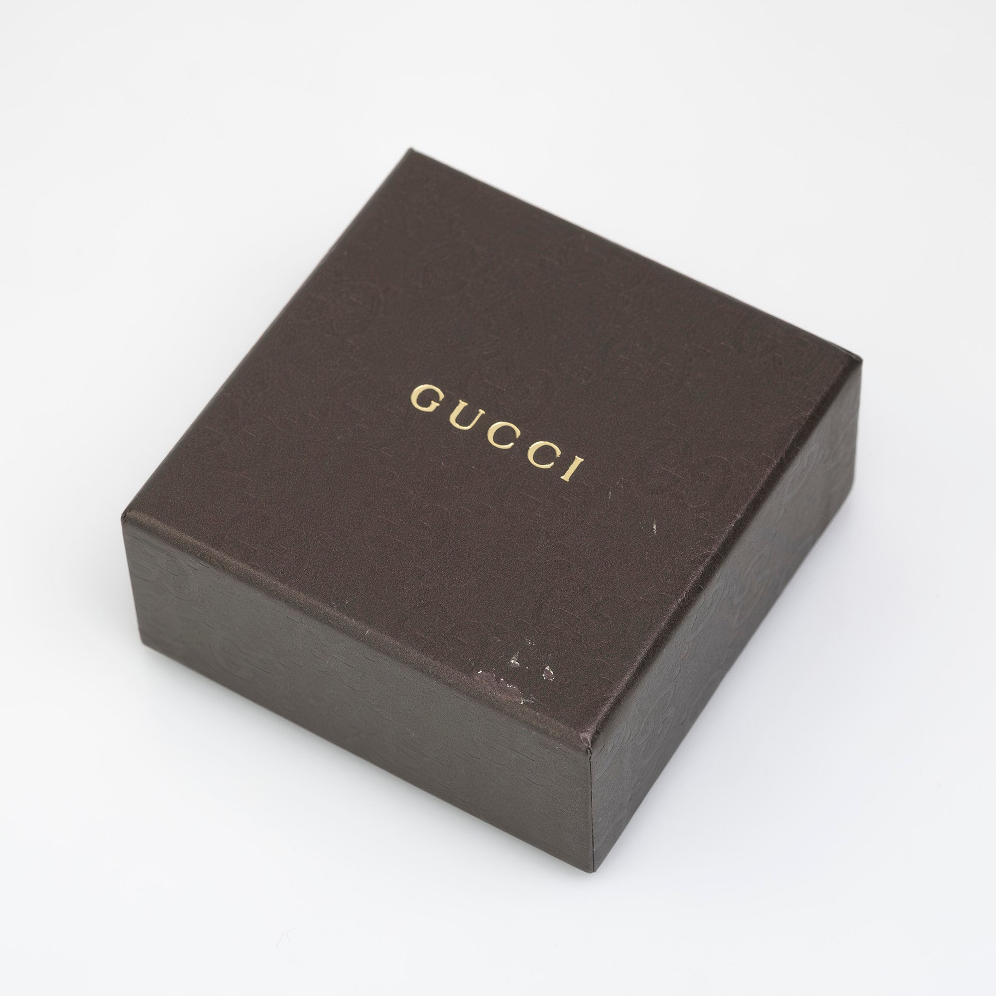 Gucci Hook Earrings in Sterling Silver with Trademark Heart Shape, Box and Dust Bag Included