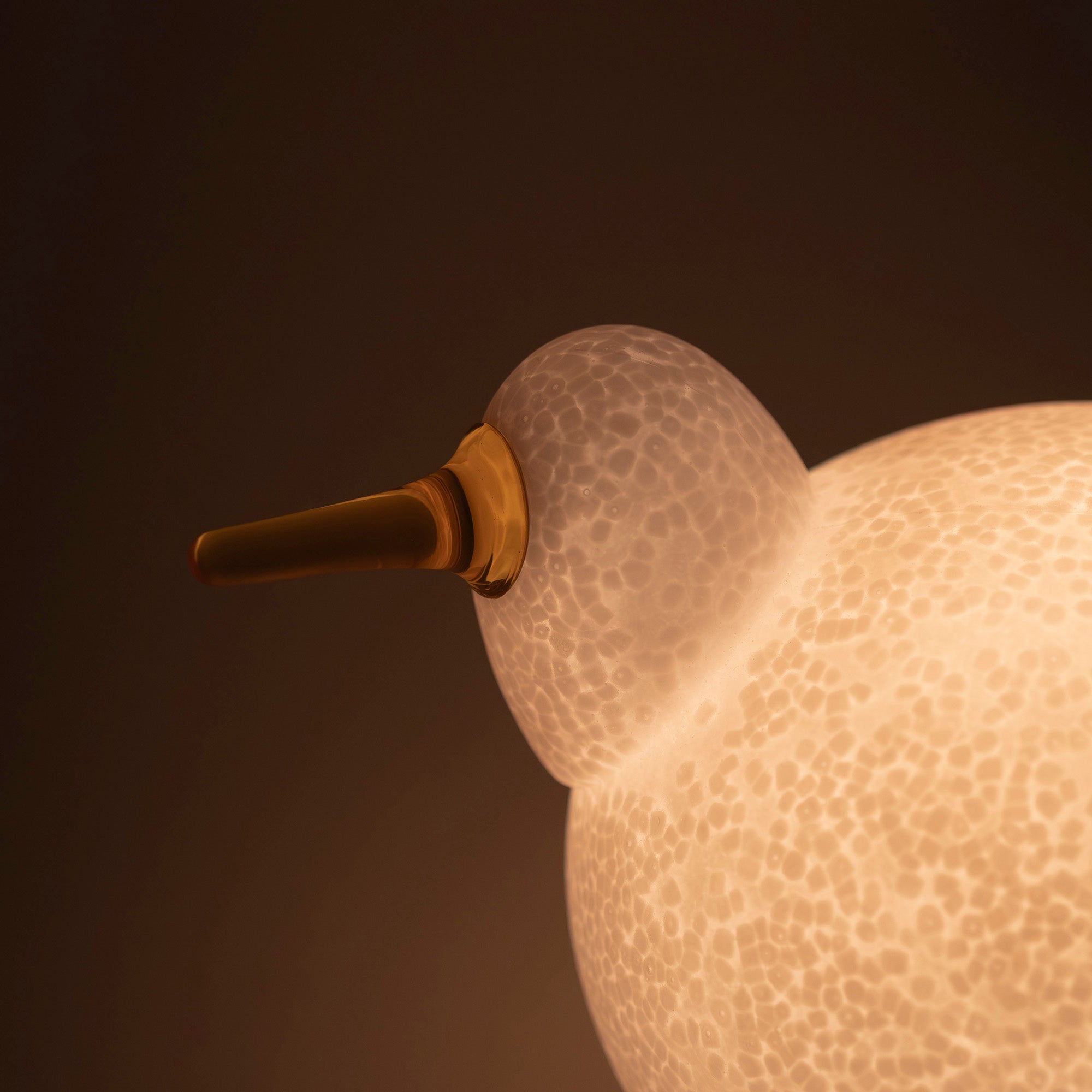 Magis Linnut Siiri table lamp, Mascot lamp, Scandinavian design by Oiva Toikka
