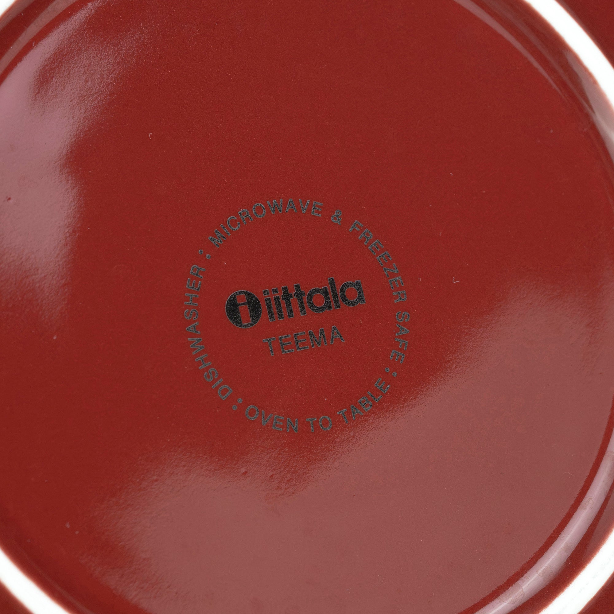 Iittala Teema 21cm Bowl, Red, Scandinavian Design Tableware (1)