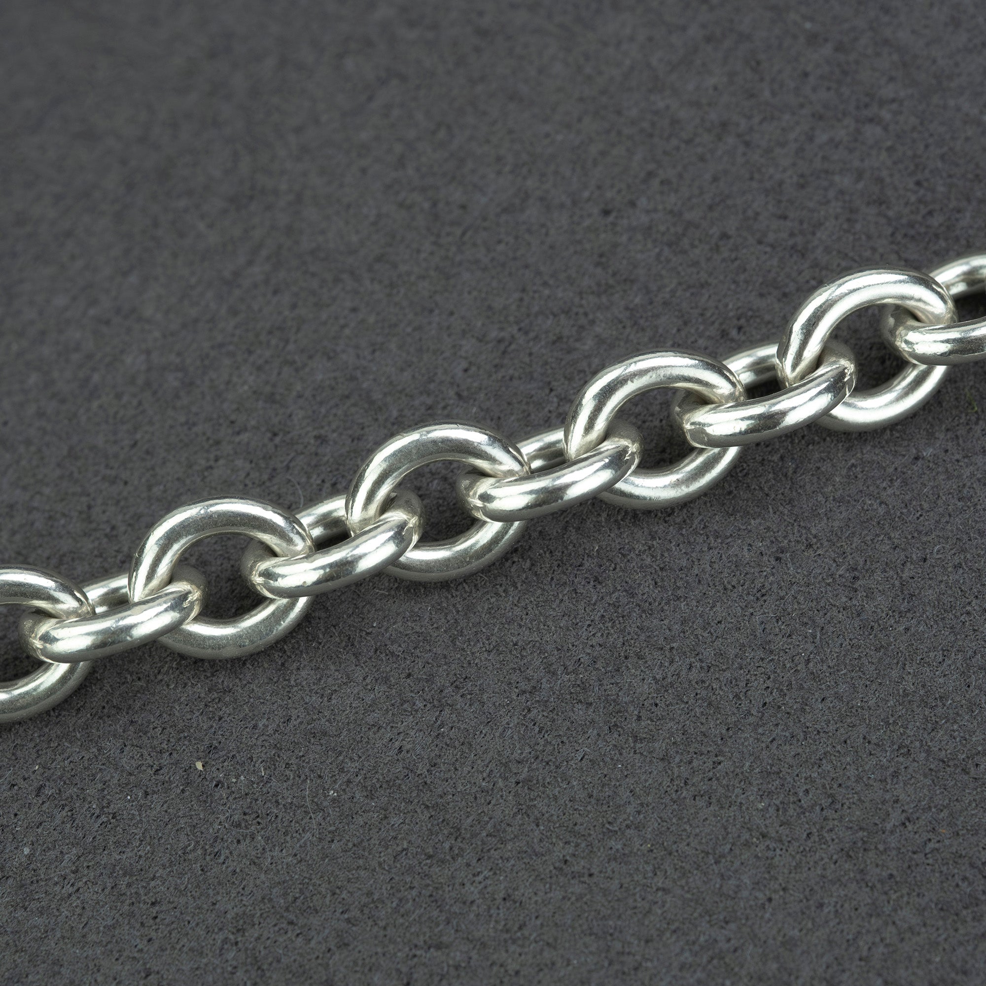 Tiffany & Co. Return to Oval Tag Choker Necklace in Sterling Silver