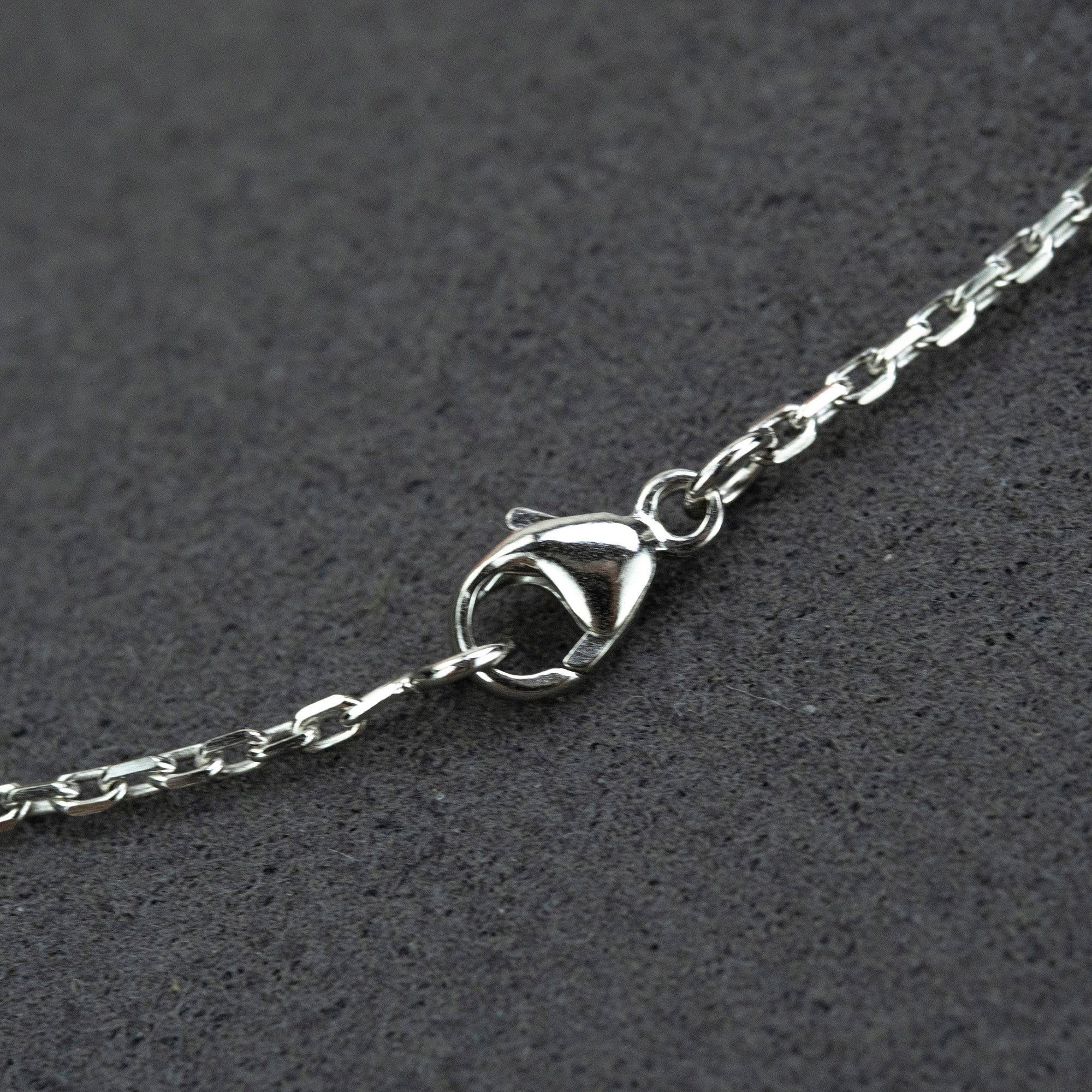 Hermès Pop Ash Mini Necklace in White and Silver Metal with H Logo, Box and Dust Bag Included