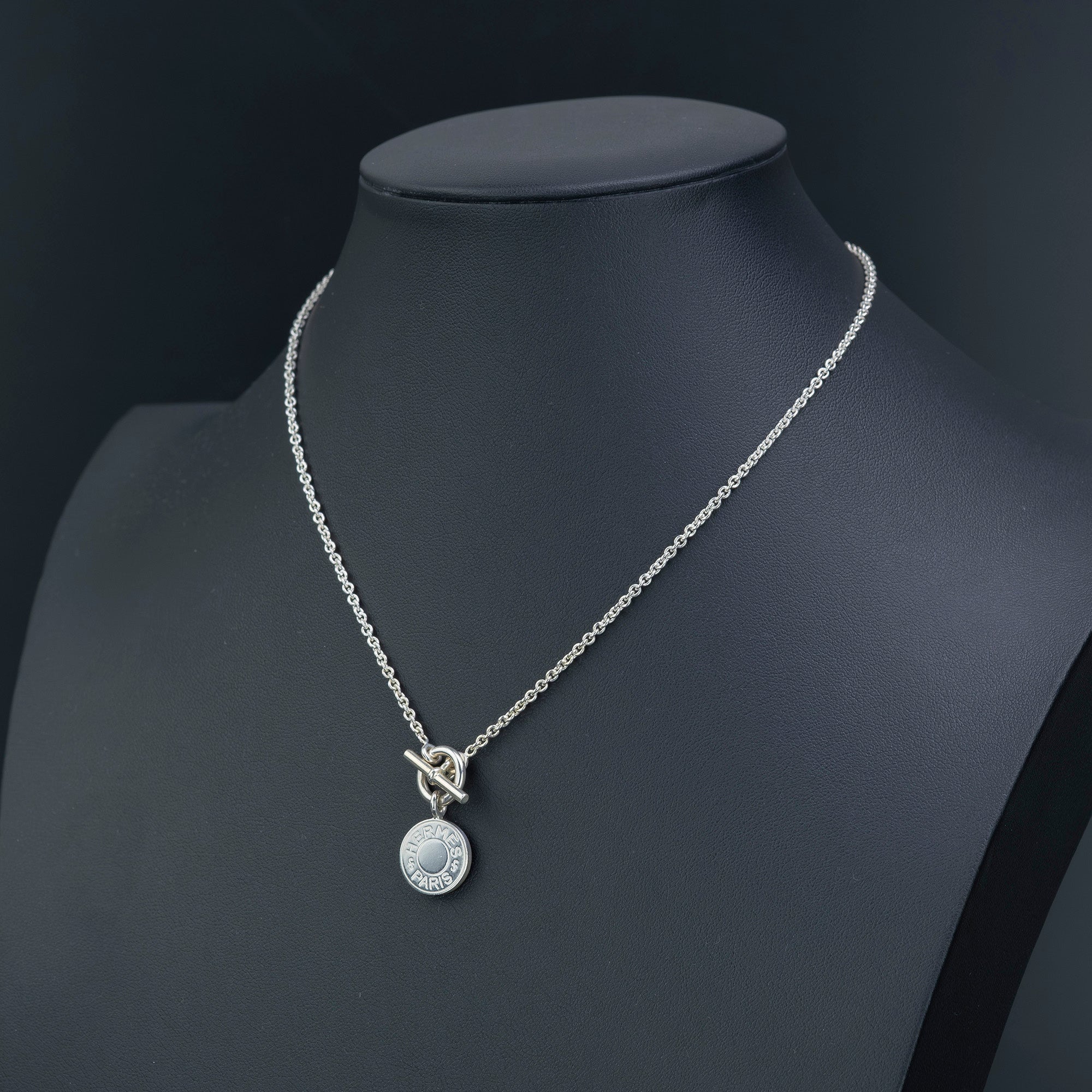 Hermes Serie Amulettes necklace in 925 silver with box