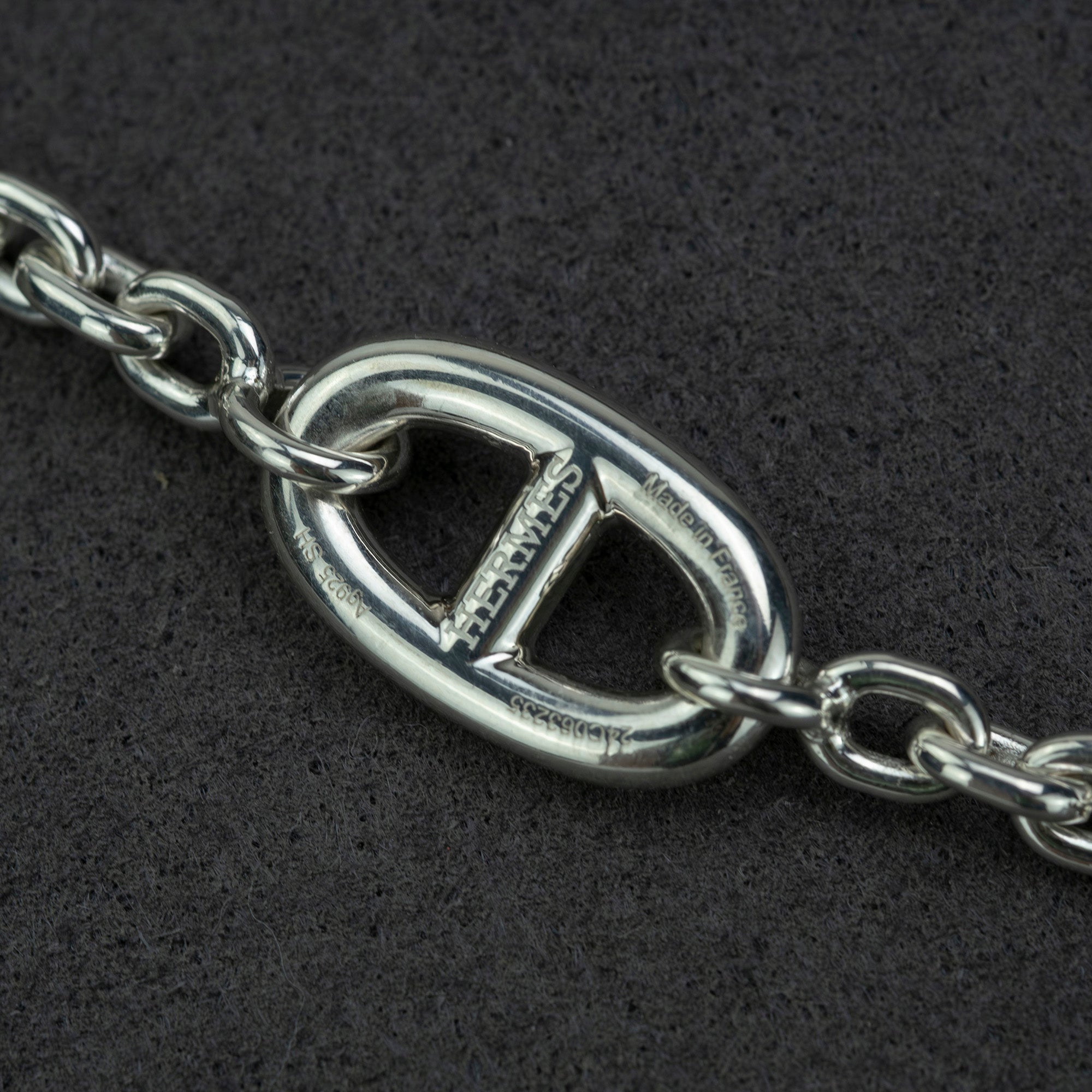 Hermès Farandole SH Bracelet with Chaine d'Ancre Motif in Silver 925