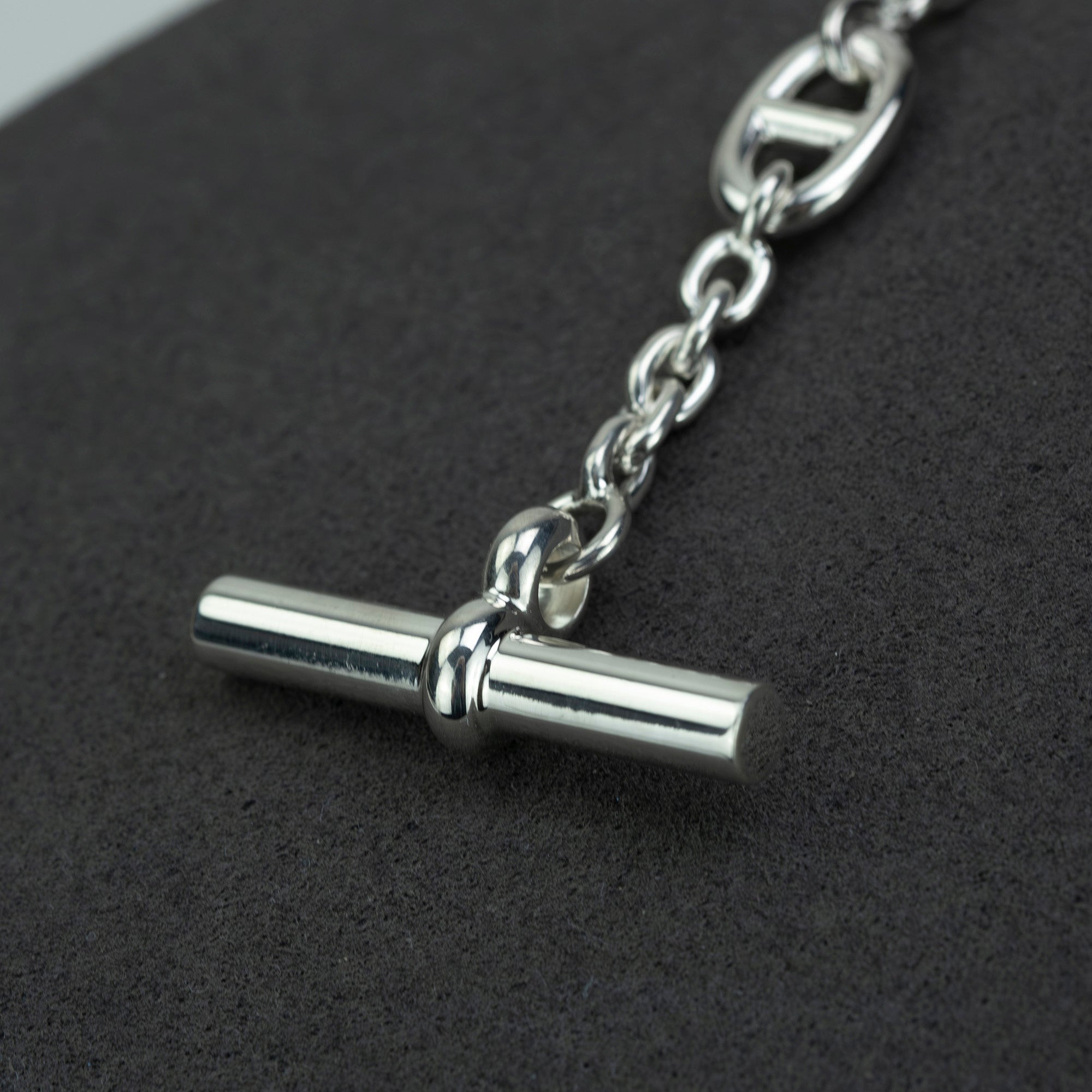 Hermès Farandole SH Bracelet with Chaine d'Ancre Motif in Silver 925