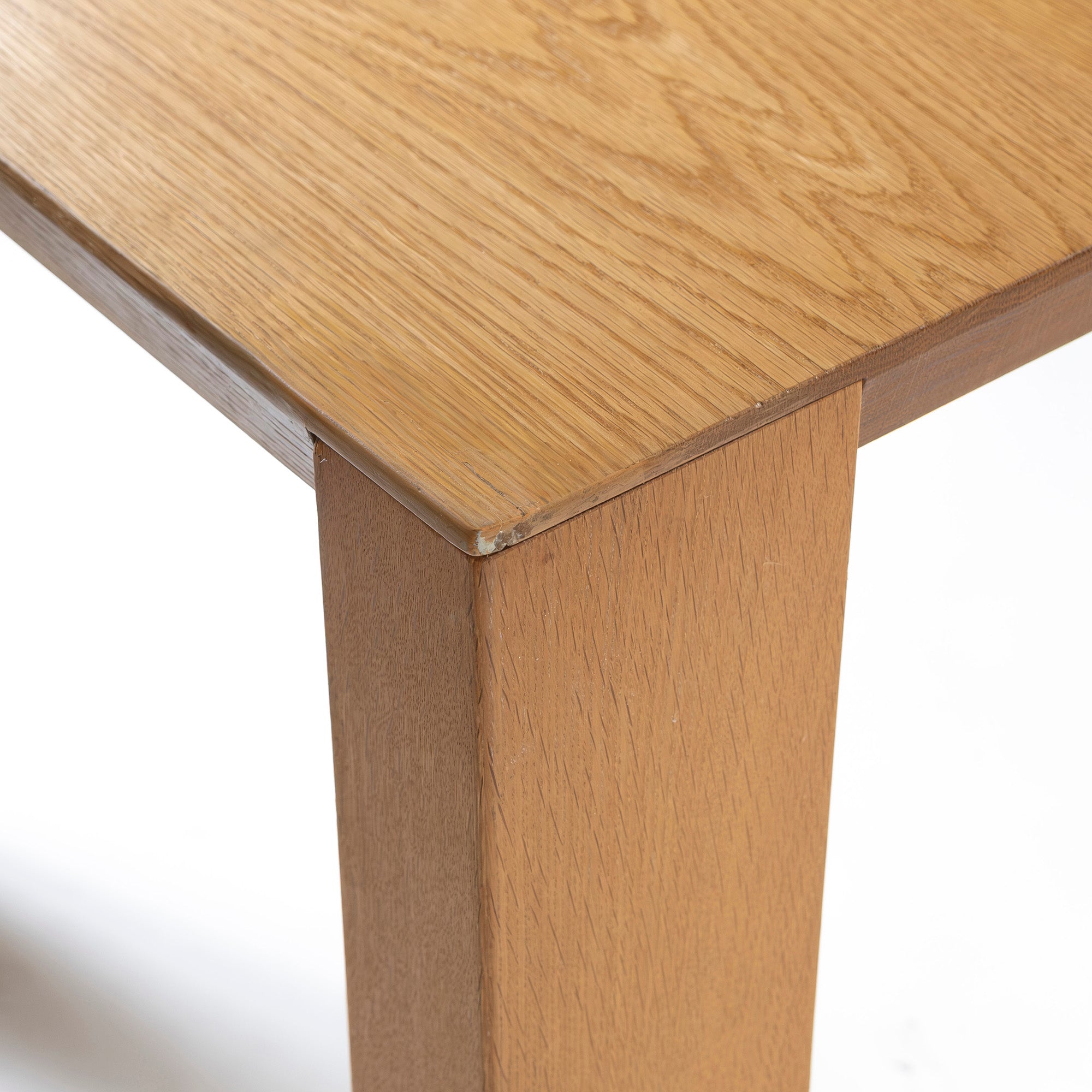 CONDE HOUSE solid oak dining table, w180cm, made in Japan, featuring a simple, Nordic and Japanese modern design.