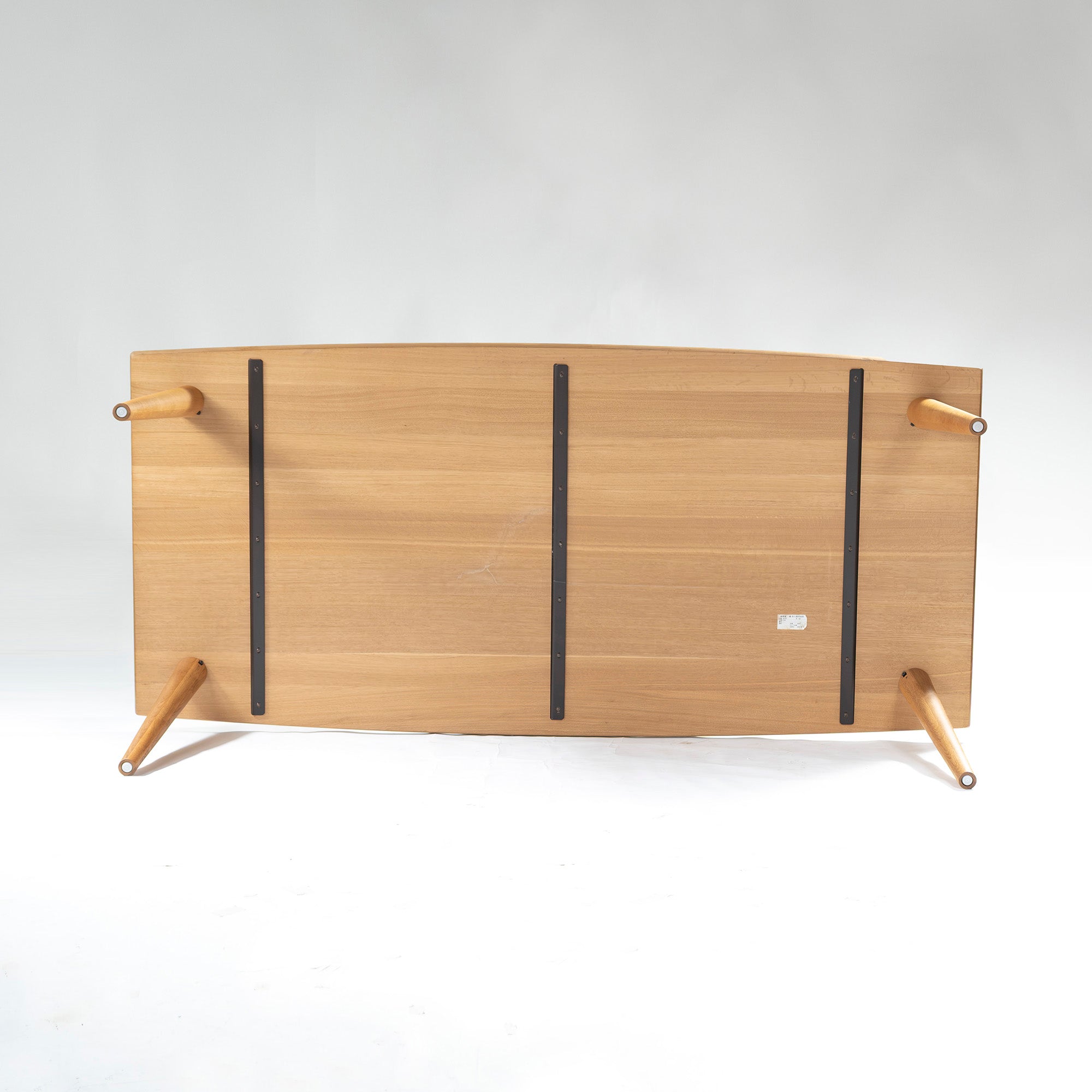 Kashiwa Mokko KASHIWA Order Table Series, Solid Oak, 210cm Wide, Made in Japan, Scandinavian Style, Modern Japanese Style, Simple