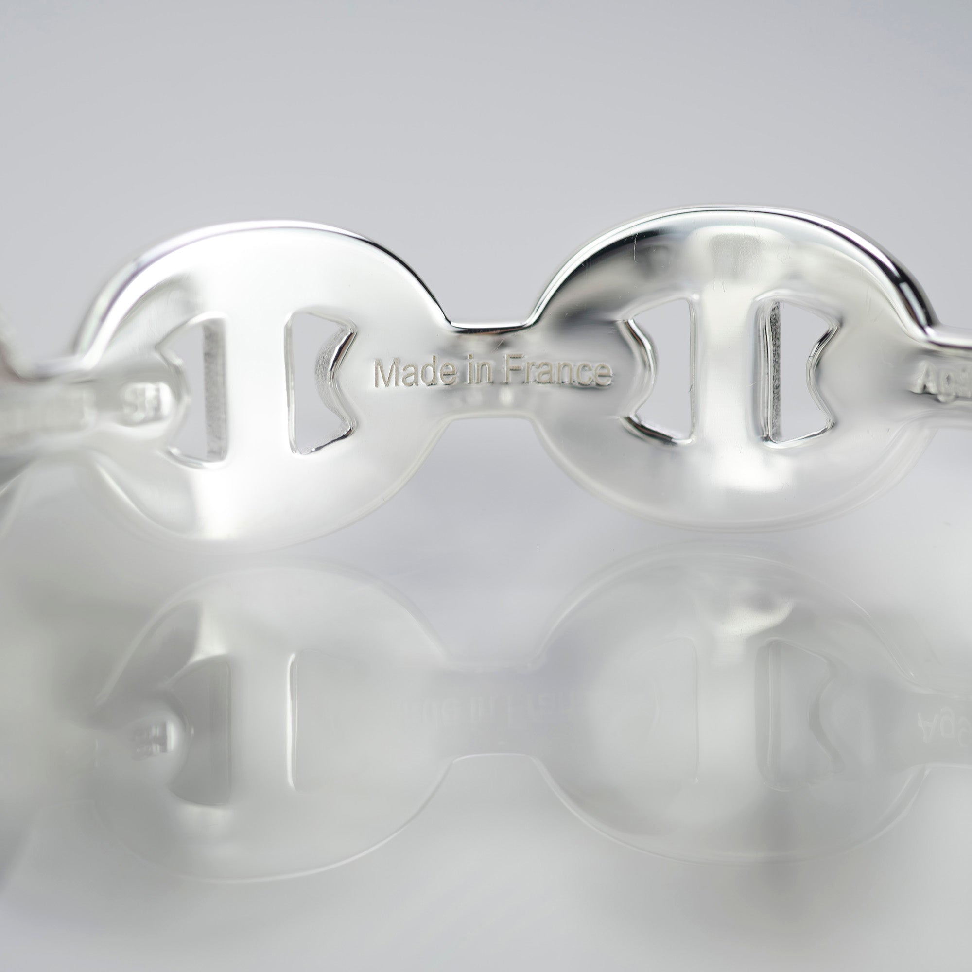 Hermès Open Bangle Anchaîne Chaine d'Ancre SH, Ag925, 21.1g