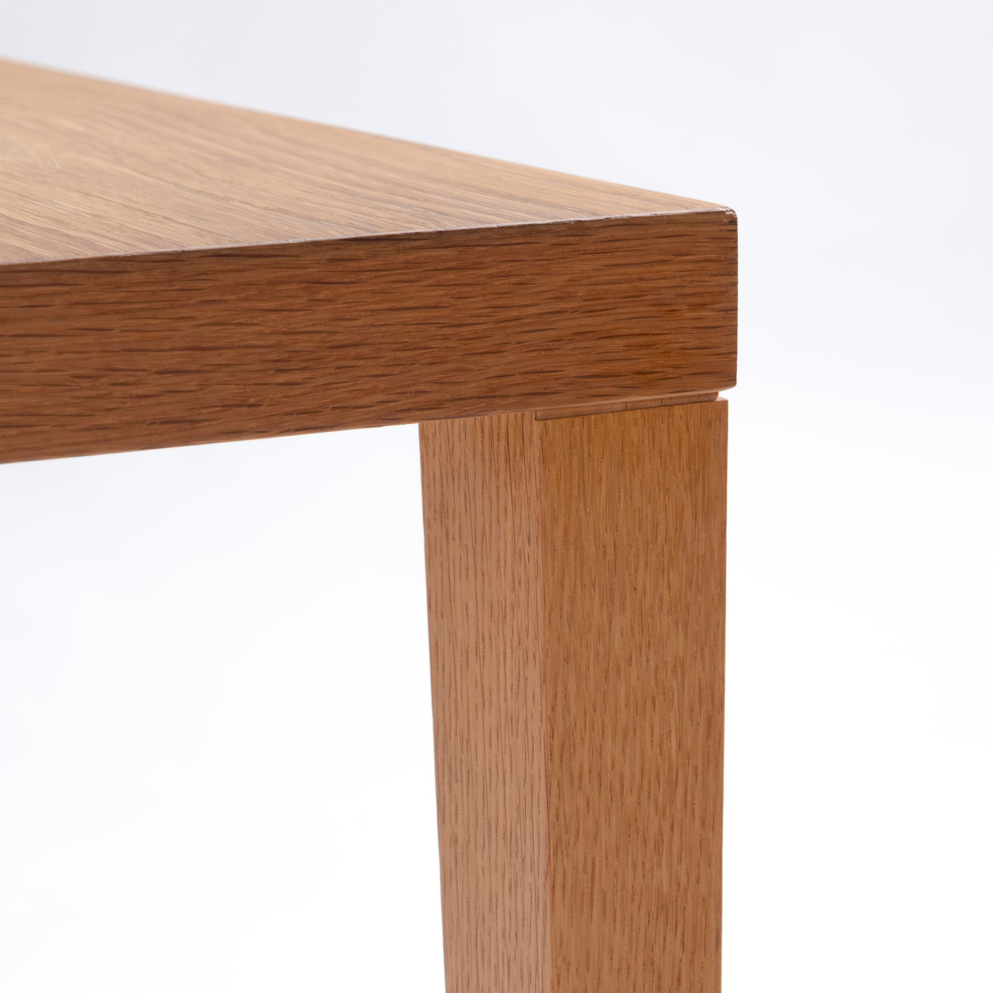 ACTUS FB Series Dining Table with Tapered Legs, 110cm Wide, Oak with Oil Finish, Scandinavian Modern, Natural Modern, Simple Design