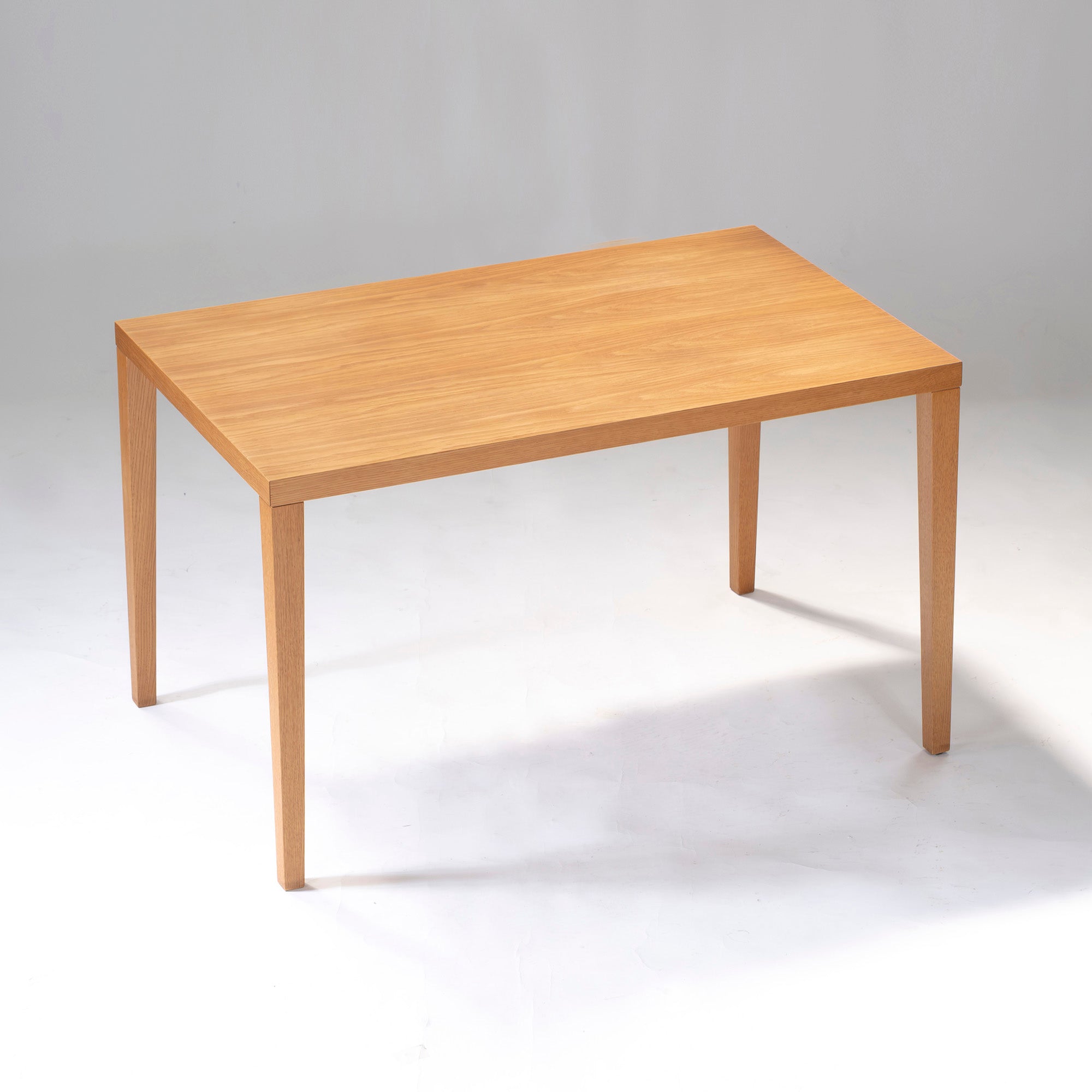 ACTUS FB Series Dining Table with Tapered Legs, 110cm Wide, Oak with Oil Finish, Scandinavian Modern, Natural Modern, Simple Design
